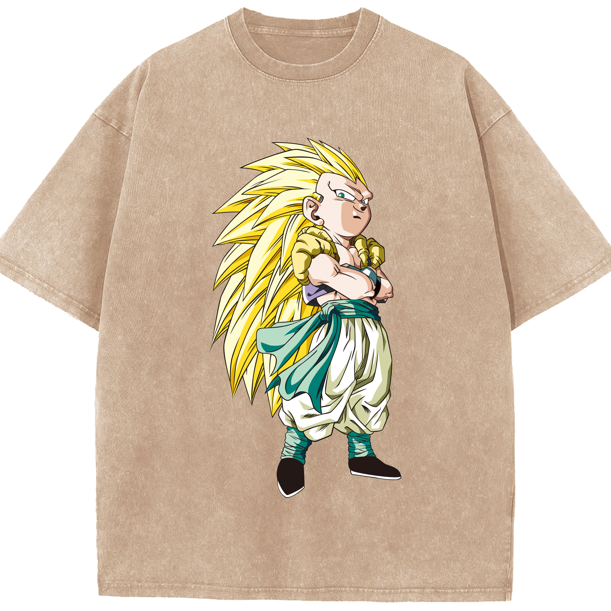 （画像用） ドラゴンボール ベジット DRAGON BALL Vegetto 綿100% ヴィンテージ風 半袖Tシャツ（フロントプリント）