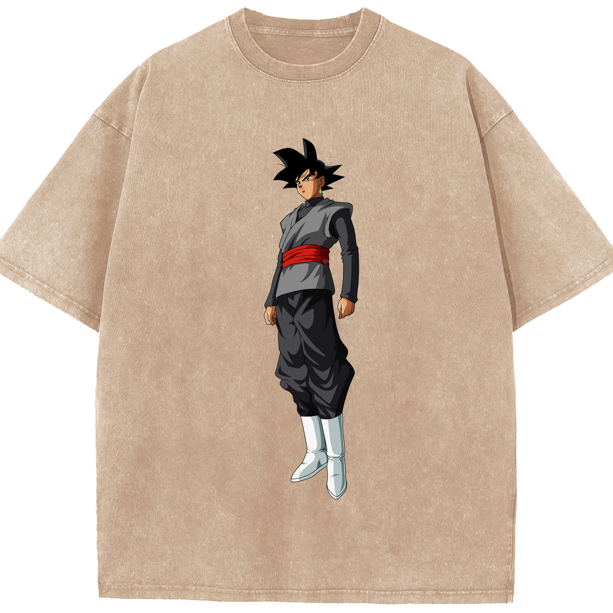 （画像用） ドラゴンボール ベジータ四世（Bejīta Yonsei）DRAGON BALL Vegeta IV 綿100% ヴィンテージ風 半袖Tシャツ（フロントプリント）