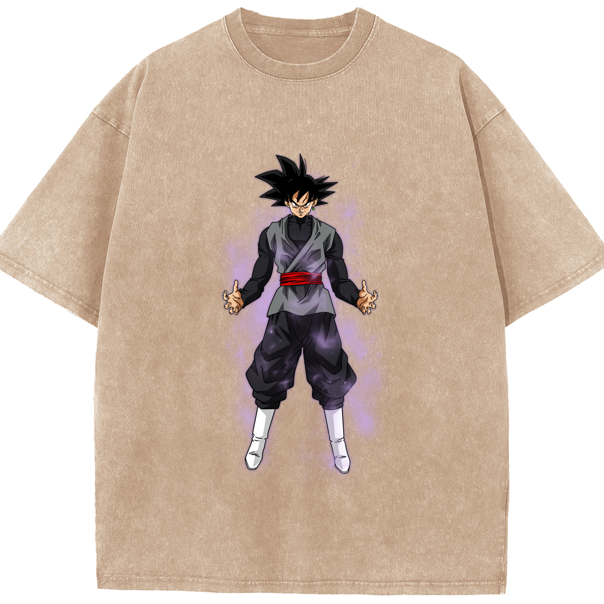 （画像用） ドラゴンボール ベジータ四世（Bejīta Yonsei）DRAGON BALL Vegeta IV 綿100% ヴィンテージ風 半袖Tシャツ（フロントプリント）