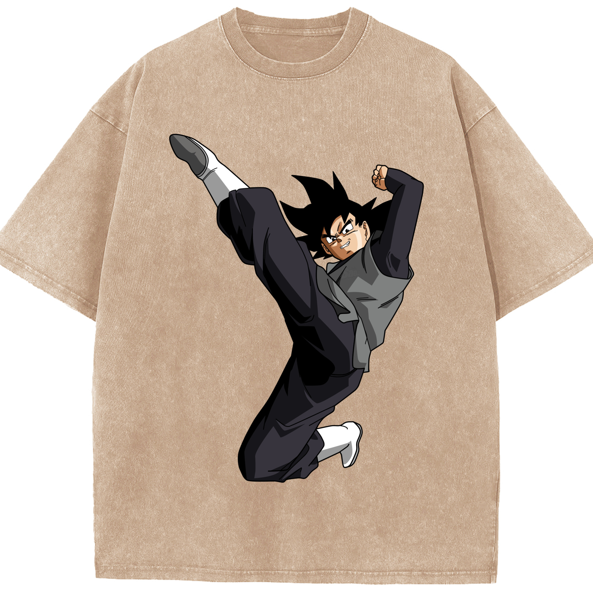 （画像用） ドラゴンボール ベジータ四世（Bejīta Yonsei）DRAGON BALL Vegeta IV 綿100% ヴィンテージ風 半袖Tシャツ（フロントプリント）