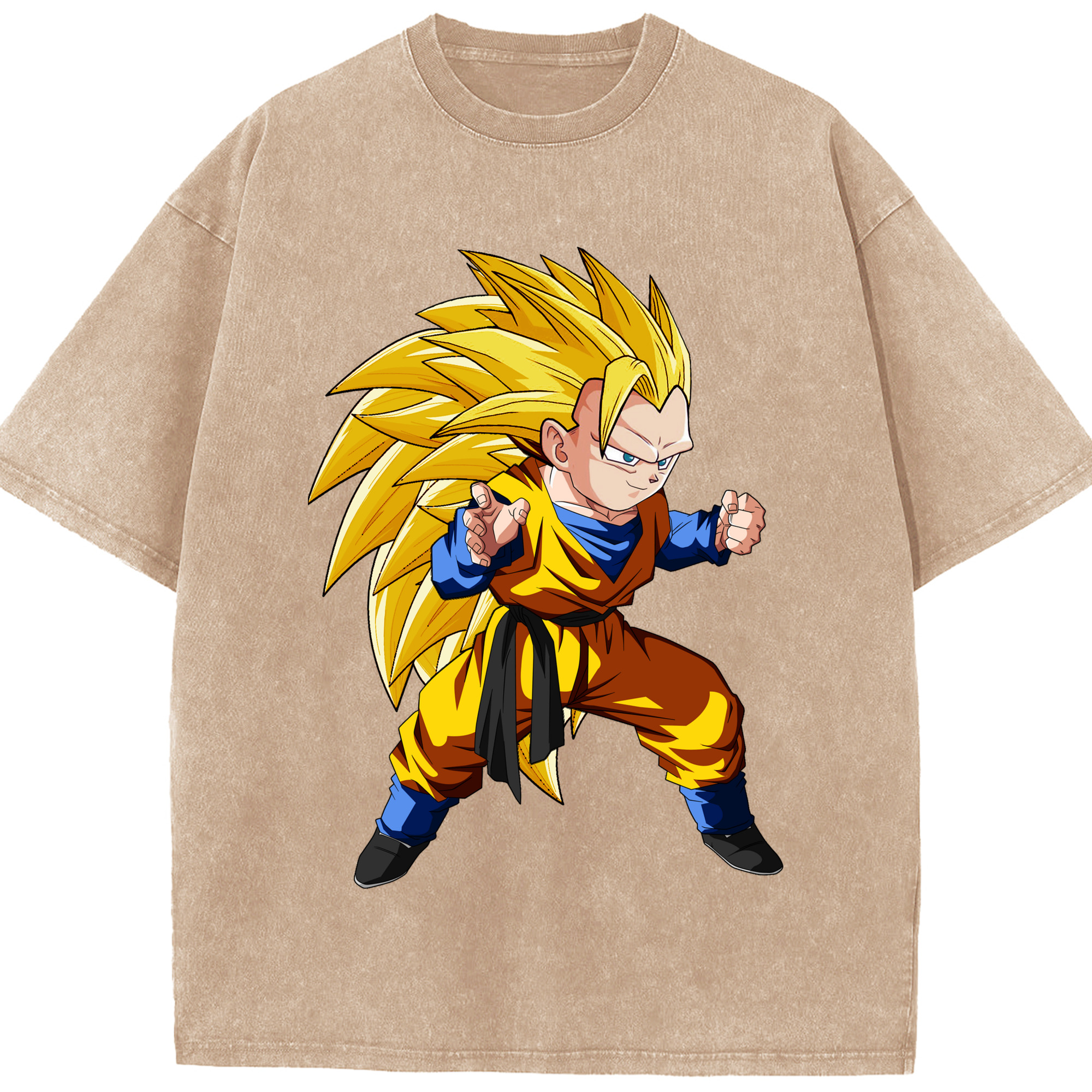 （画像用） ドラゴンボール ベジータ四世（Bejīta Yonsei）DRAGON BALL Vegeta IV 綿100% ヴィンテージ風 半袖Tシャツ（フロントプリント）