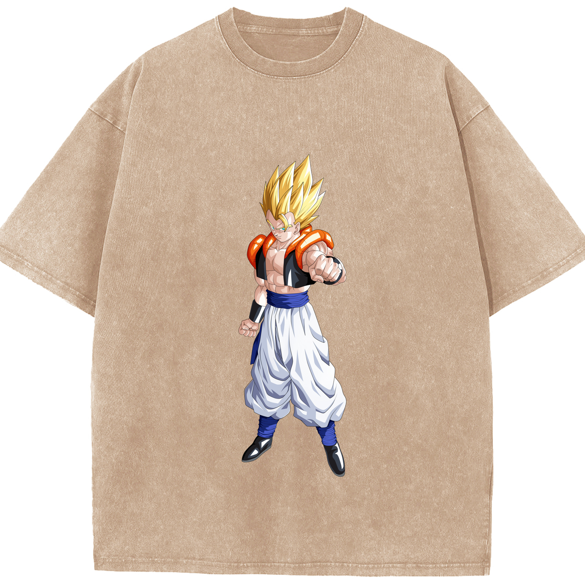 （画像用） ドラゴンボール ベジータ四世（Bejīta Yonsei）DRAGON BALL Vegeta IV 綿100% ヴィンテージ風 半袖Tシャツ（フロントプリント）