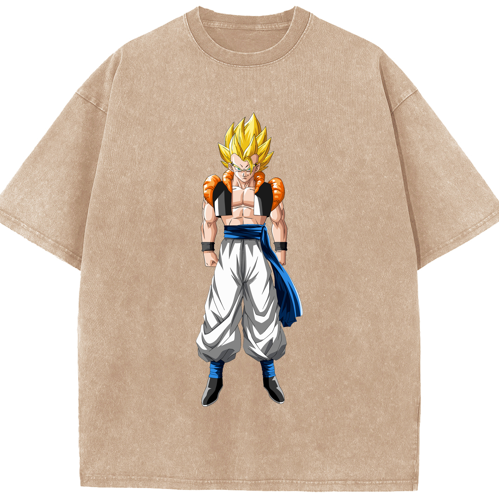 （画像用） ドラゴンボール ベジータ四世（Bejīta Yonsei）DRAGON BALL Vegeta IV 綿100% ヴィンテージ風 半袖Tシャツ（フロントプリント）