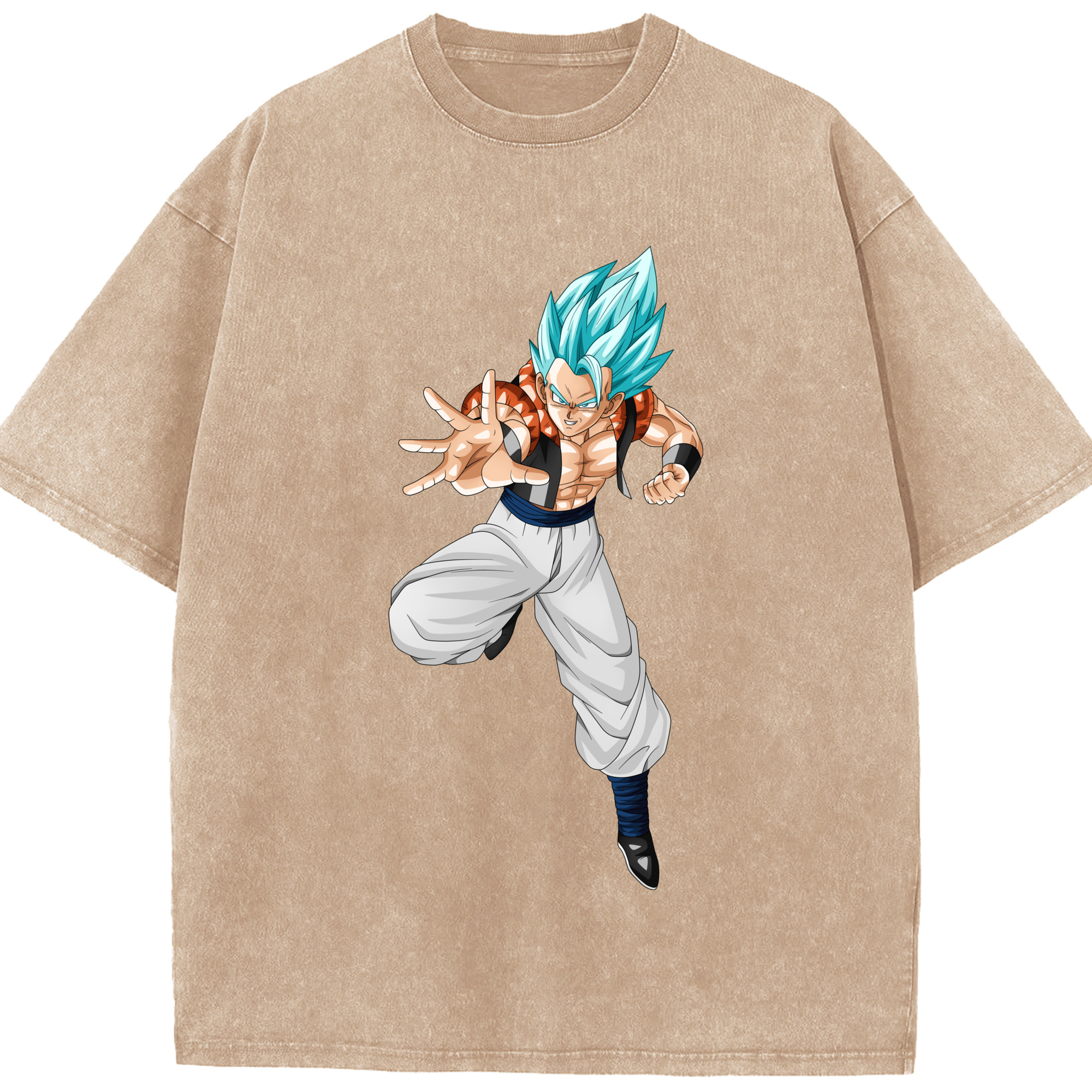 （画像用） ドラゴンボール ベジータ四世（Bejīta Yonsei）DRAGON BALL Vegeta IV 綿100% ヴィンテージ風 半袖Tシャツ（フロントプリント）