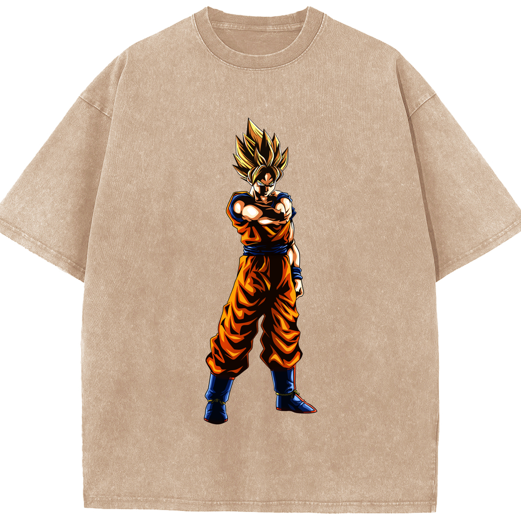 （画像用） ドラゴンボール 孫 悟飯（そんごはん）DRAGON BALL Son Gohan 綿100% ヴィンテージ風 半袖Tシャツ（フロントプリント）