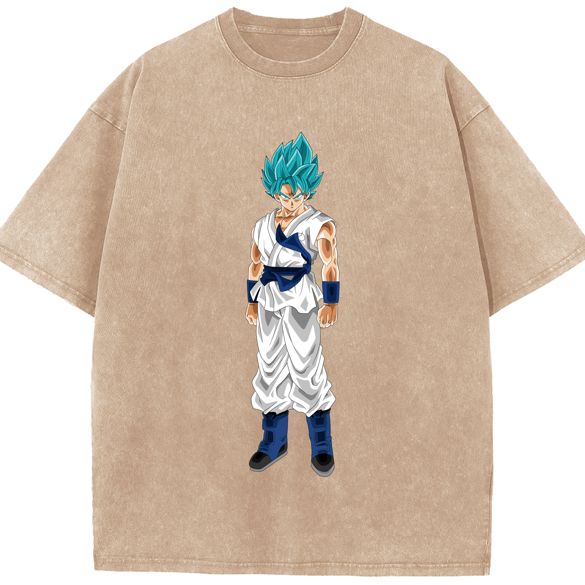 （画像用） ドラゴンボール 孫 悟飯（そんごはん）DRAGON BALL Son Gohan 綿100% ヴィンテージ風 半袖Tシャツ（フロントプリント）