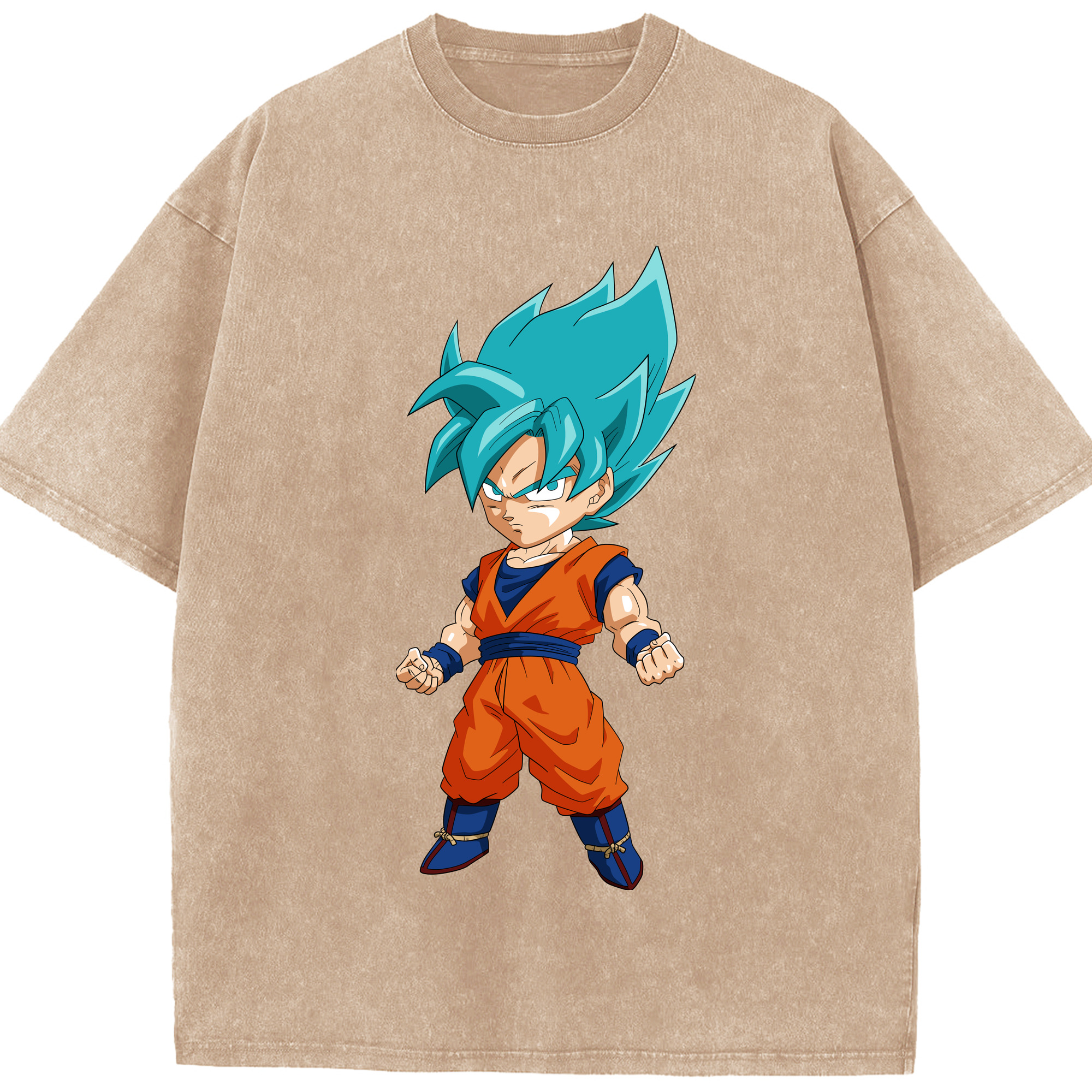 （画像用） ドラゴンボール 孫 悟飯（そんごはん）DRAGON BALL Son Gohan 綿100% ヴィンテージ風 半袖Tシャツ（フロントプリント）