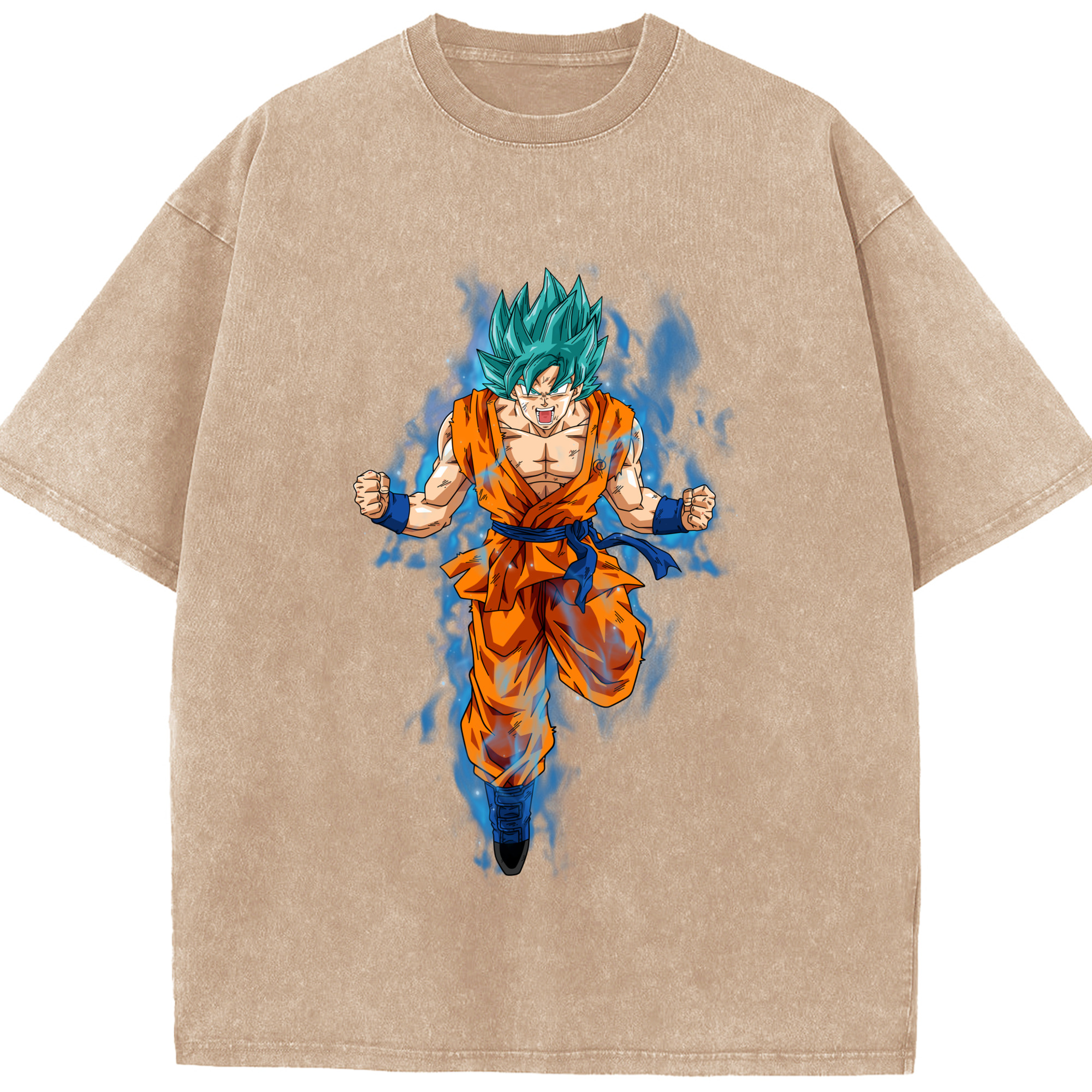 （画像用） ドラゴンボール 孫 悟飯（そんごはん）DRAGON BALL Son Gohan 綿100% ヴィンテージ風 半袖Tシャツ（フロントプリント）