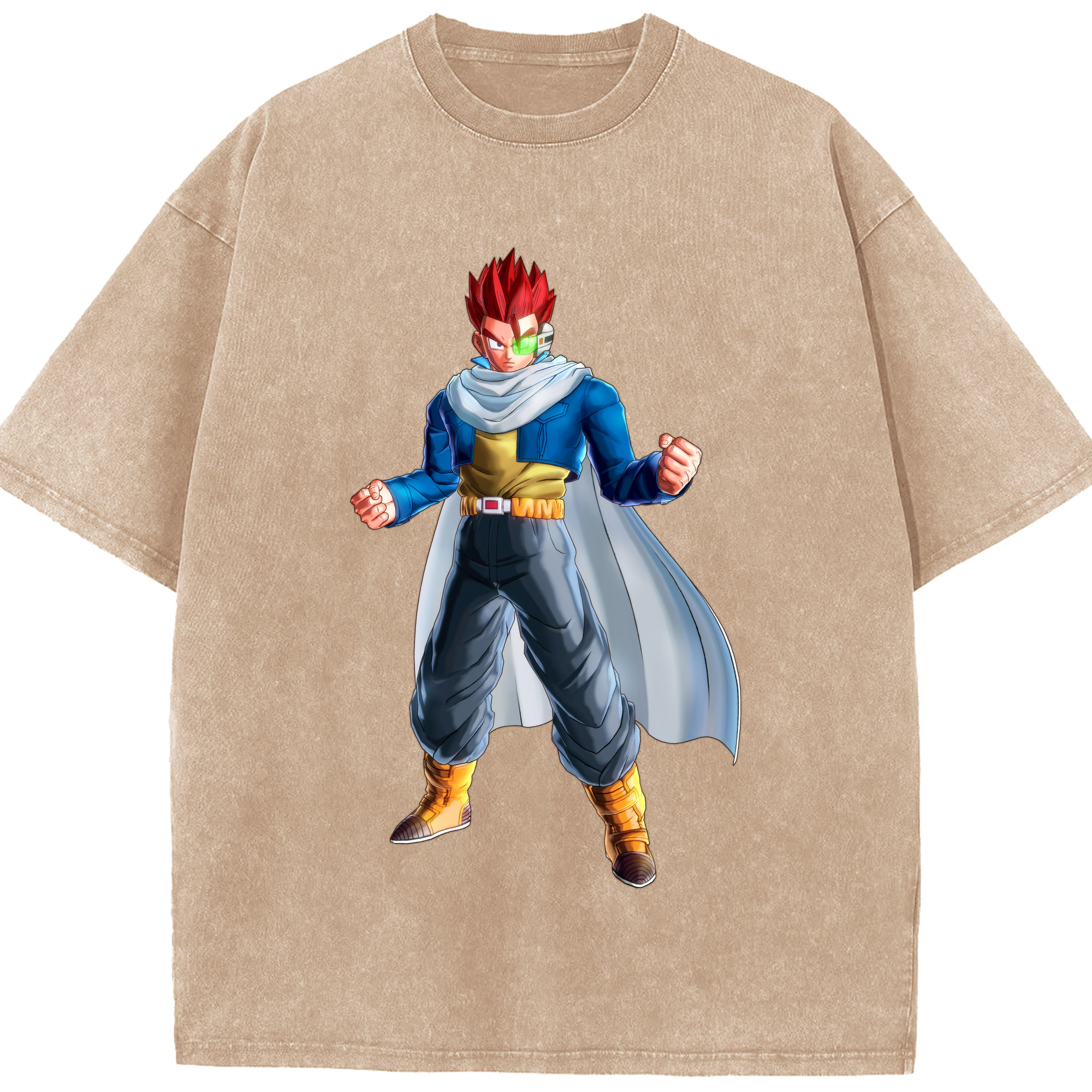 （画像用） ドラゴンボール 孫 悟飯（そんごはん）DRAGON BALL Son Gohan 綿100% ヴィンテージ風 半袖Tシャツ（フロントプリント）