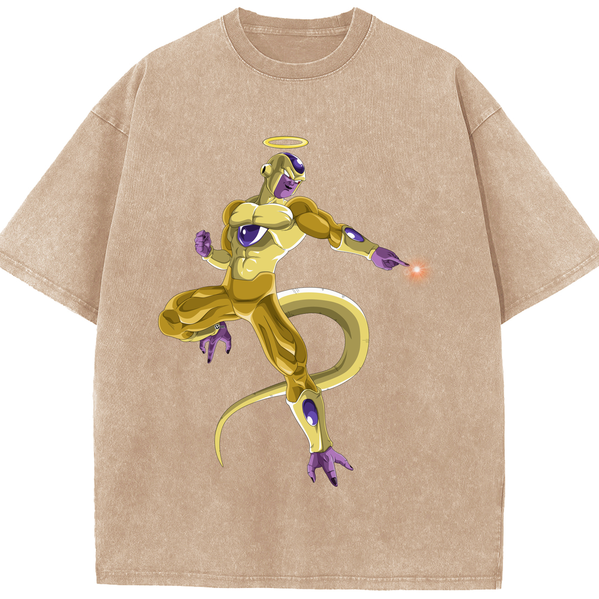（画像用） ドラゴンボール フリーザ DRAGON BALL Frieza 綿100% ヴィンテージ風 半袖Tシャツ（フロントプリント）