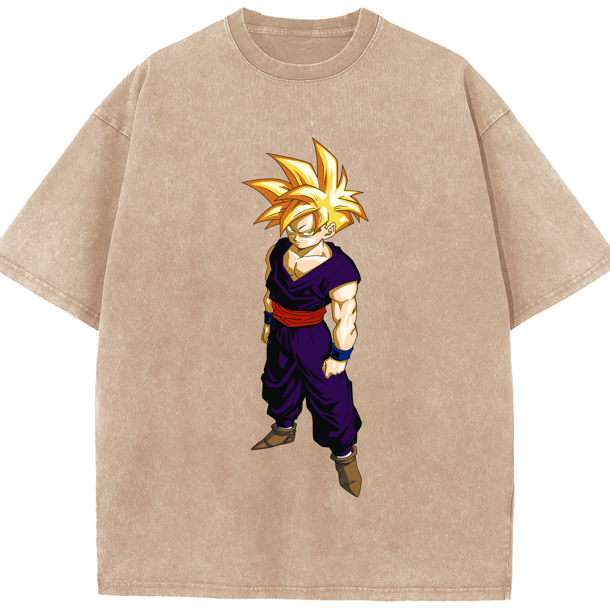 （画像用） ドラゴンボール ベジット DRAGON BALL Vegetto 綿100% ヴィンテージ風 半袖Tシャツ（フロントプリント）