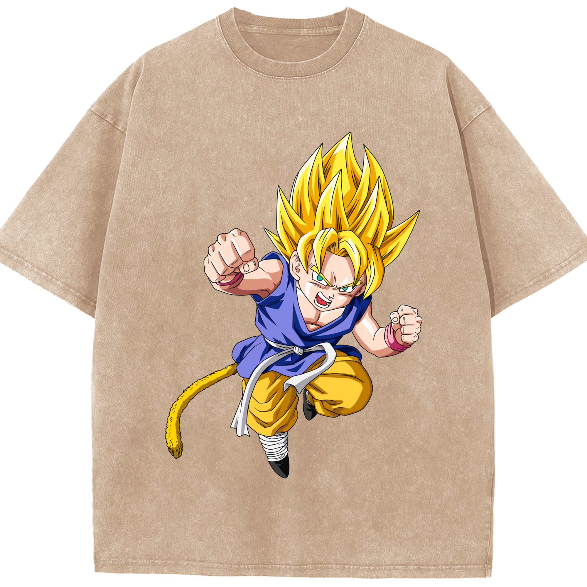 （画像用） ドラゴンボール ベジット DRAGON BALL Vegetto 綿100% ヴィンテージ風 半袖Tシャツ（フロントプリント）