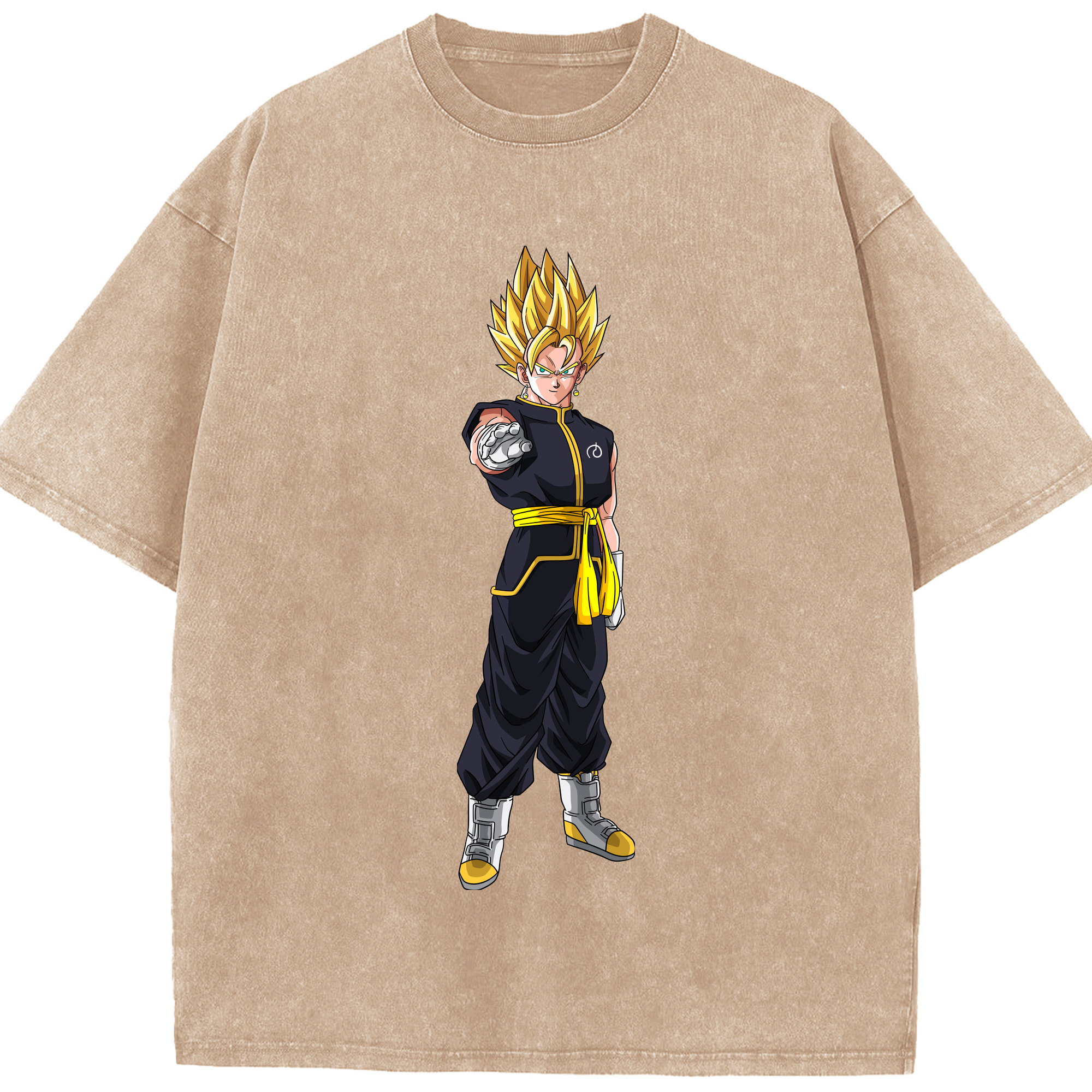 （画像用） ドラゴンボール ベジット DRAGON BALL Vegetto 綿100% ヴィンテージ風 半袖Tシャツ（フロントプリント）