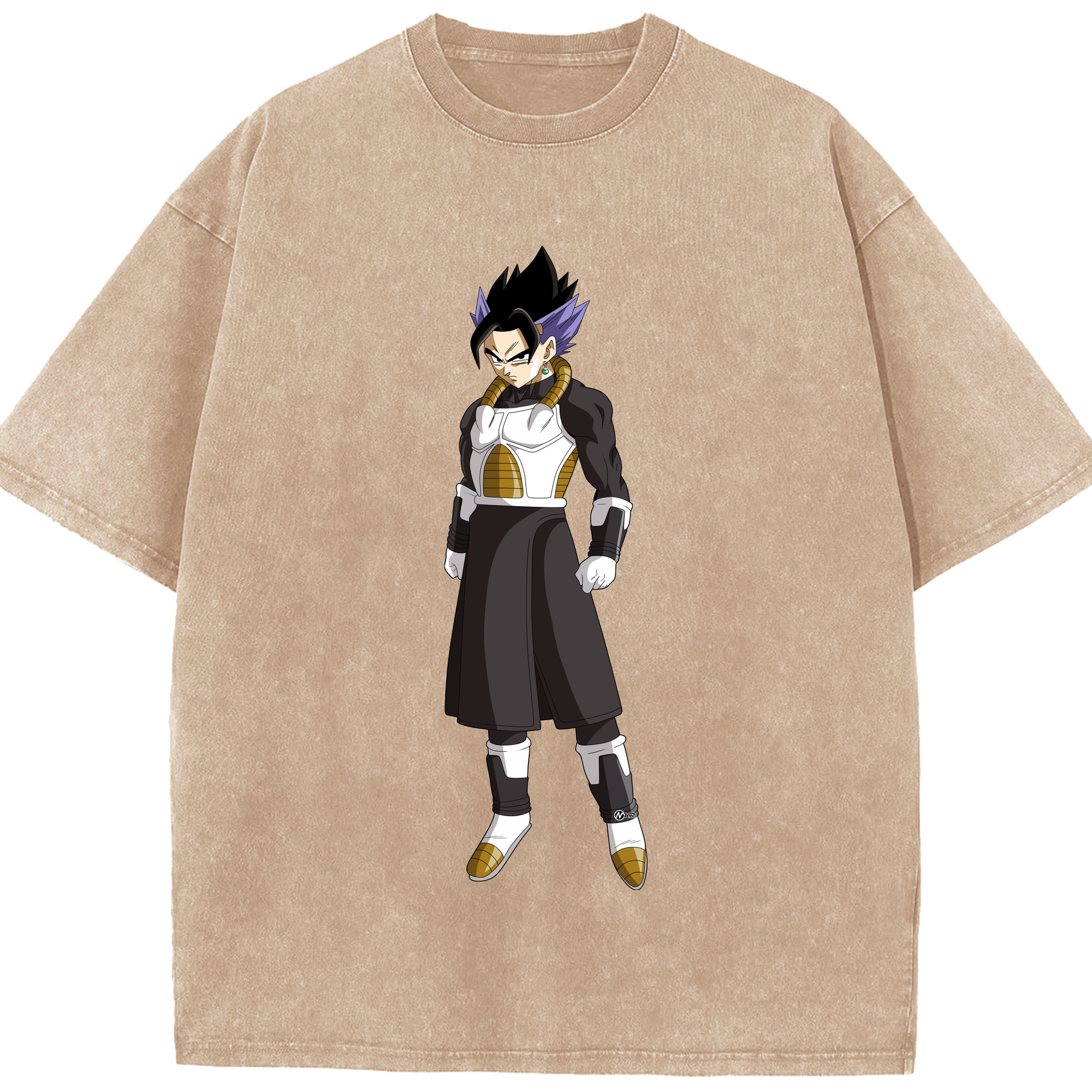 （画像用） ドラゴンボール ベジット DRAGON BALL Vegetto 綿100% ヴィンテージ風 半袖Tシャツ（フロントプリント）