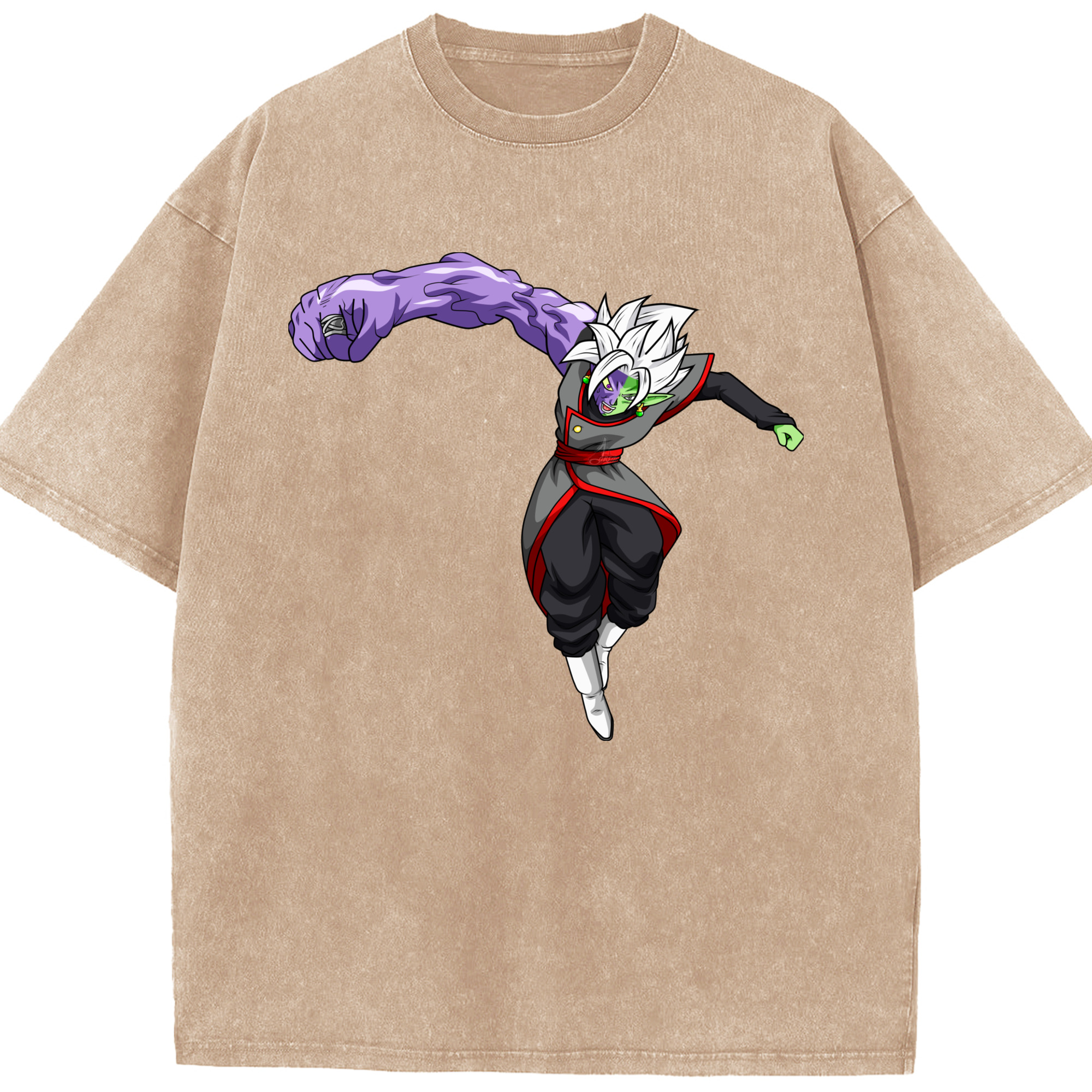 （画像用） ドラゴンボール ベジット DRAGON BALL Vegetto 綿100% ヴィンテージ風 半袖Tシャツ（フロントプリント）