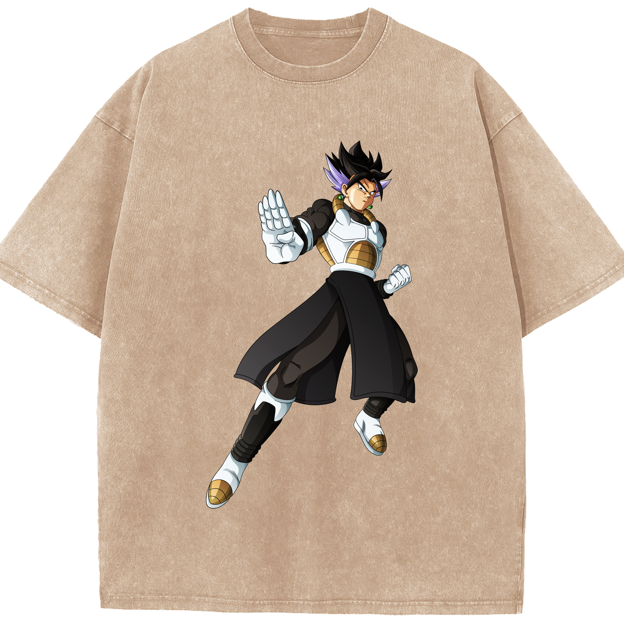 （画像用） ドラゴンボール ベジット DRAGON BALL Vegetto 綿100% ヴィンテージ風 半袖Tシャツ（フロントプリント）