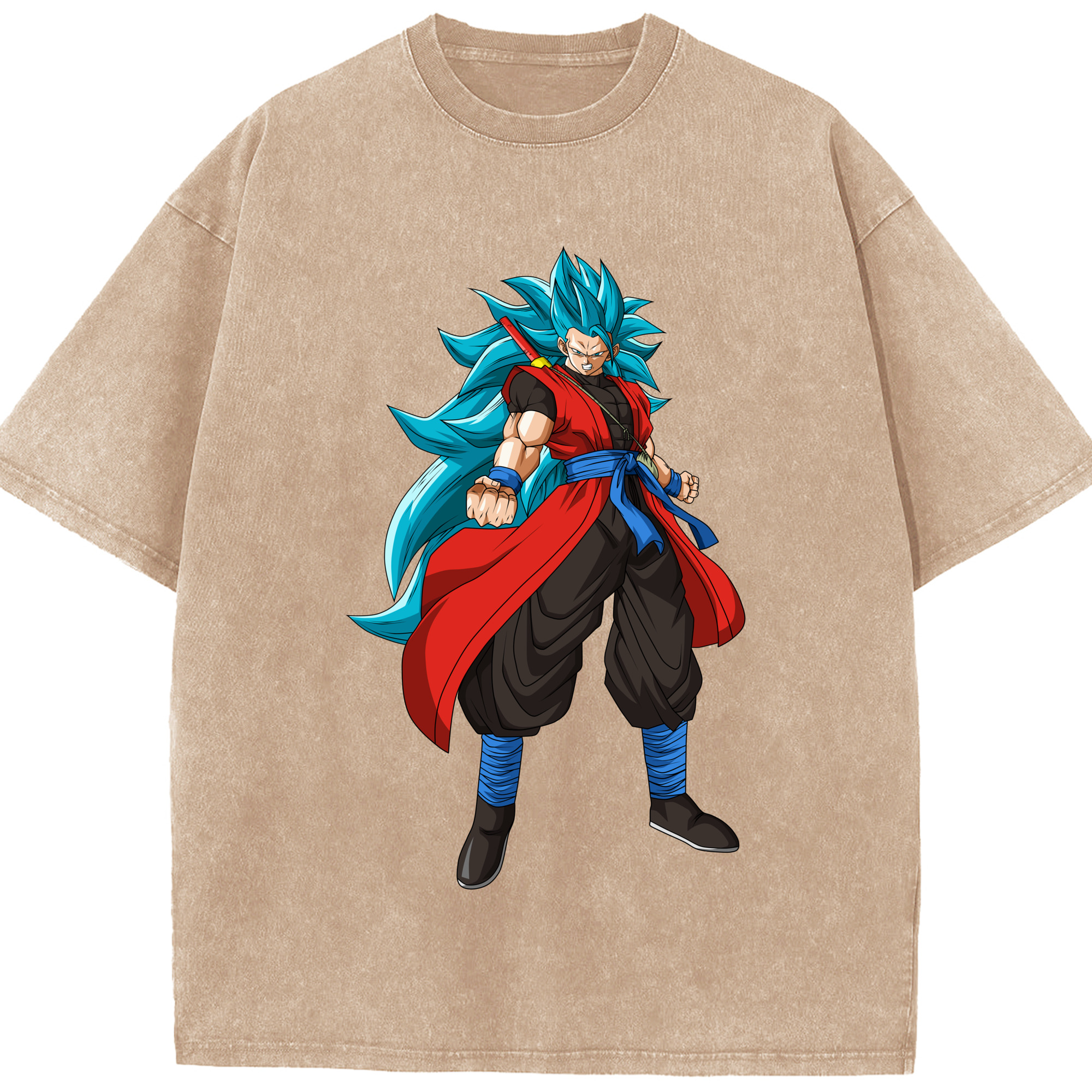 （画像用） ドラゴンボール ベジット DRAGON BALL Vegetto 綿100% ヴィンテージ風 半袖Tシャツ（フロントプリント）