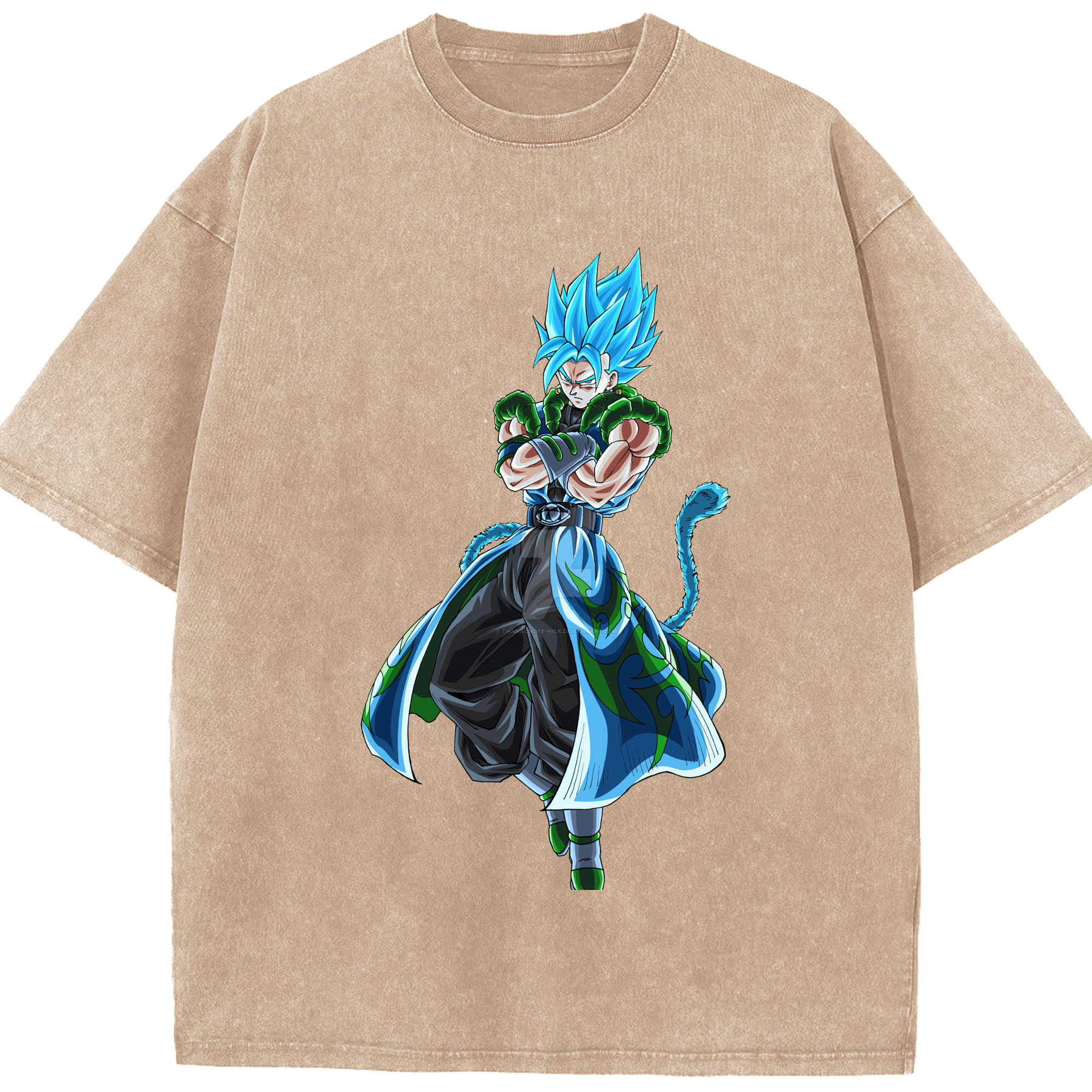 （画像用） ドラゴンボール ベジット DRAGON BALL Vegetto 綿100% ヴィンテージ風 半袖Tシャツ（フロントプリント）