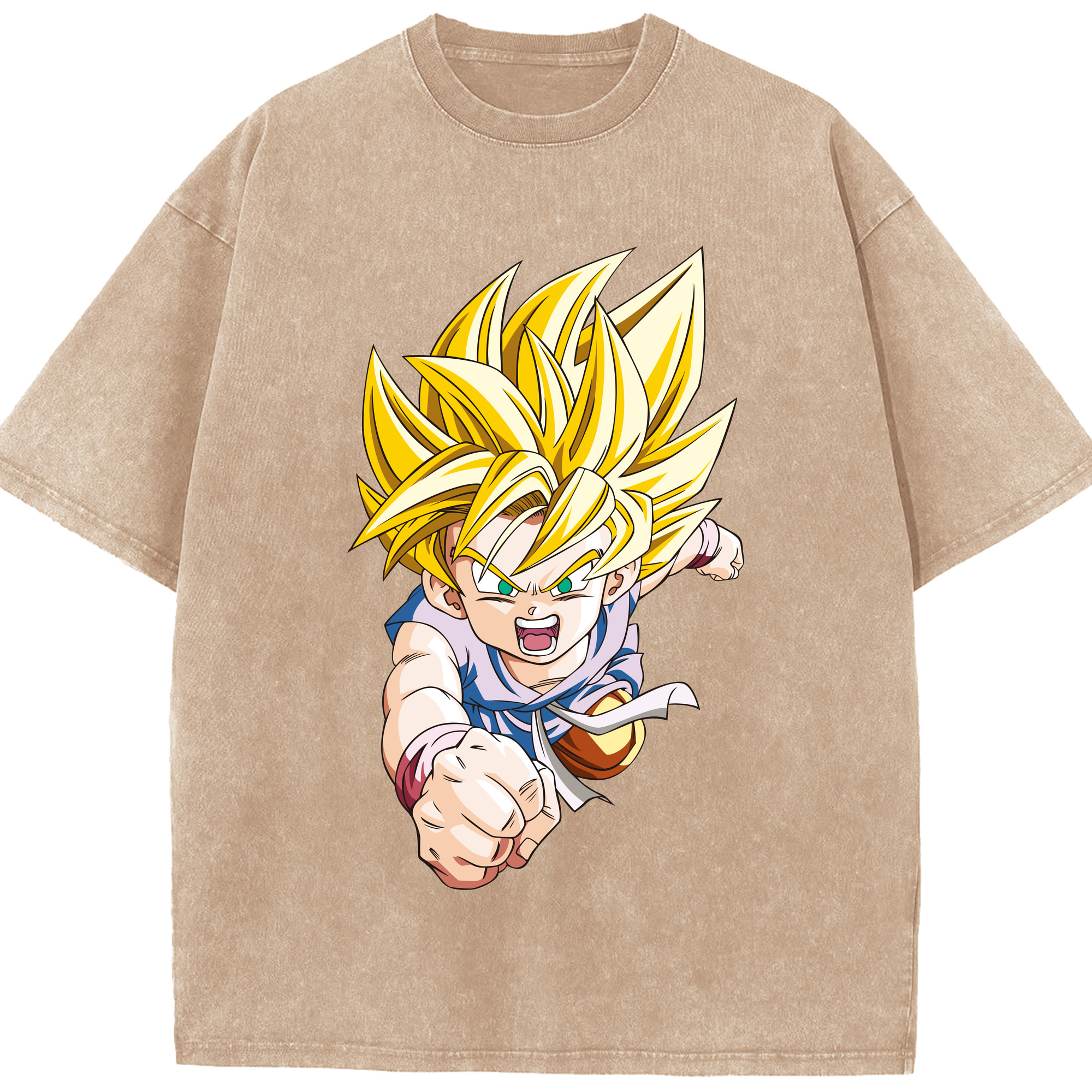 （画像用） ドラゴンボール ベジット DRAGON BALL Vegetto 綿100% ヴィンテージ風 半袖Tシャツ（フロントプリント）