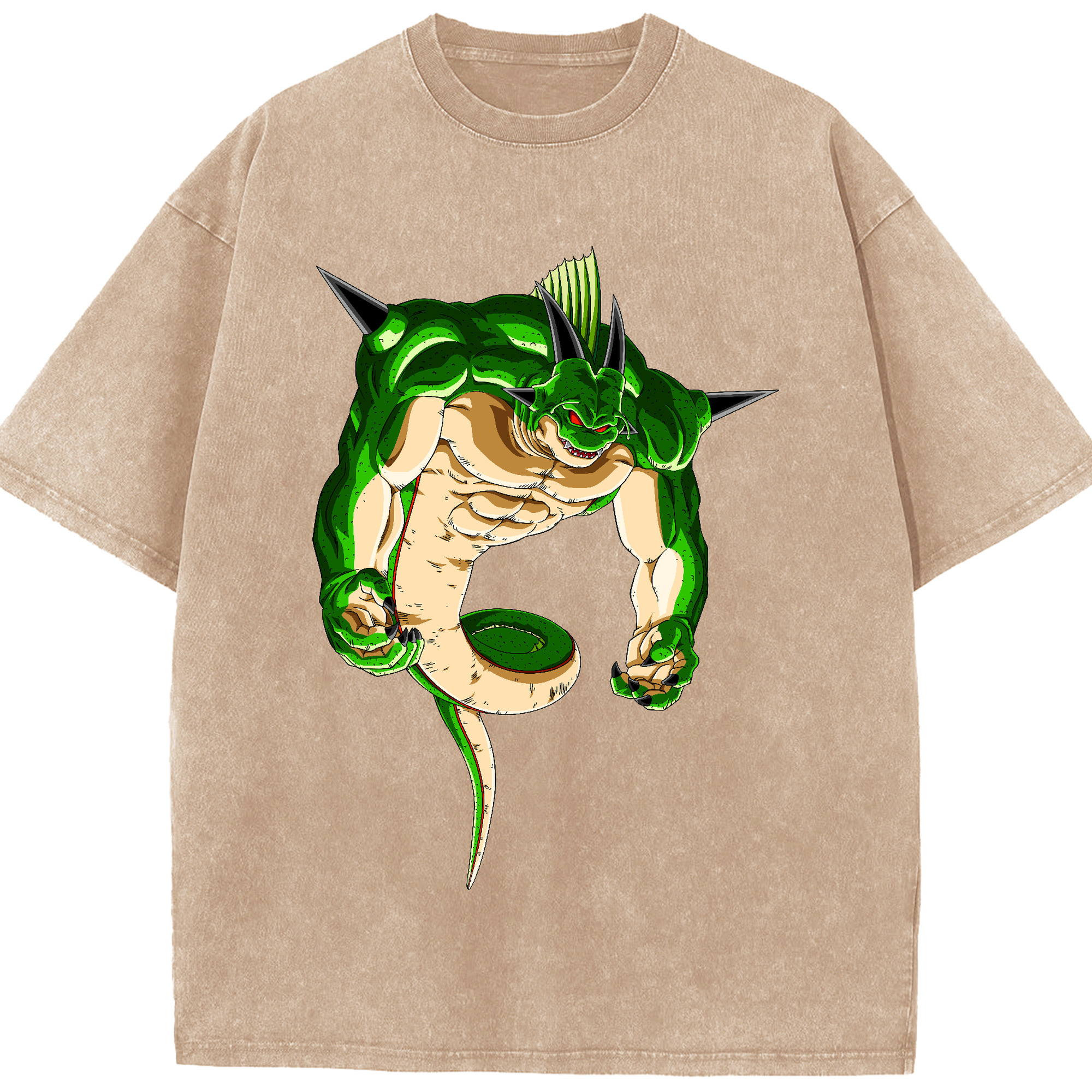 （画像用） ドラゴンボール 神龍 シェンロン DRAGON BALL Shenron 綿100% ヴィンテージ風 半袖Tシャツ（フロントプリント）