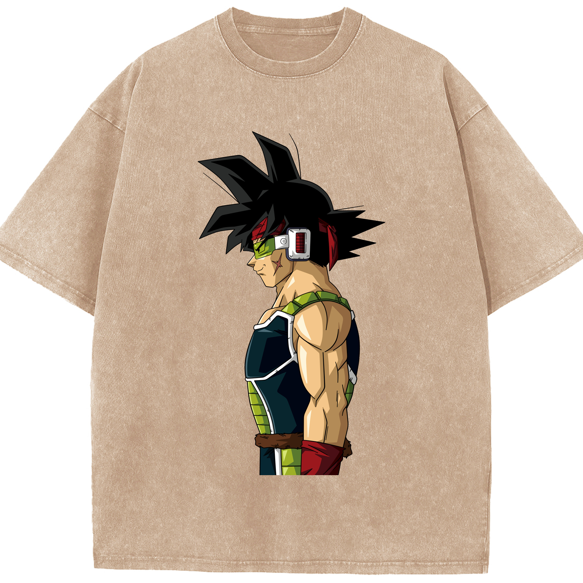 （画像用） ドラゴンボール バーダック DRAGON BALL Burdock 綿100% ヴィンテージ風 半袖Tシャツ（フロントプリント）