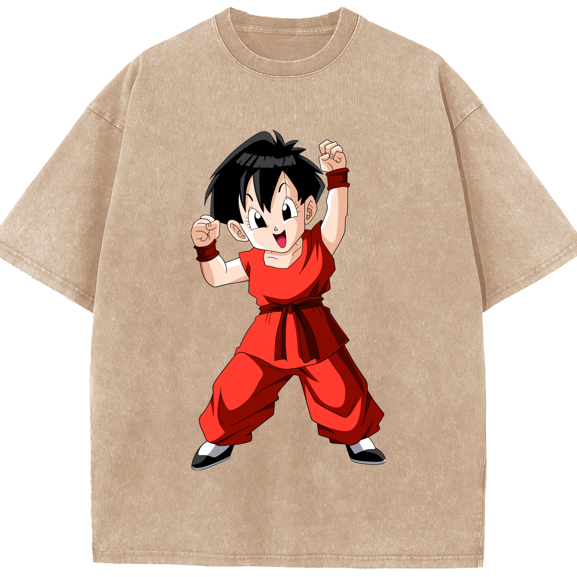 （画像用） ドラゴンボール パン DRAGON BALL Pan 綿100% ヴィンテージ風 半袖Tシャツ（フロントプリント）