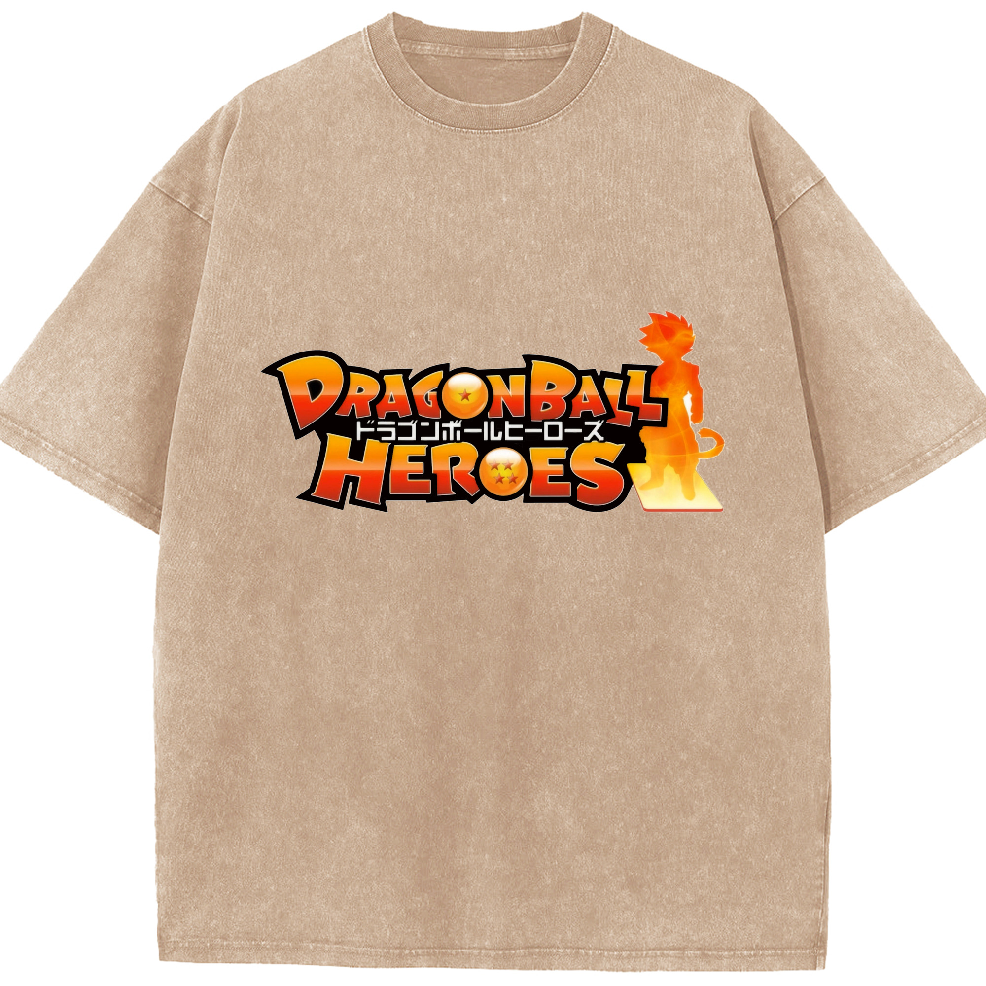 （画像用） ドラゴンボール DRAGON BALL 綿100% ヴィンテージ風 半袖Tシャツ（フロントプリント）