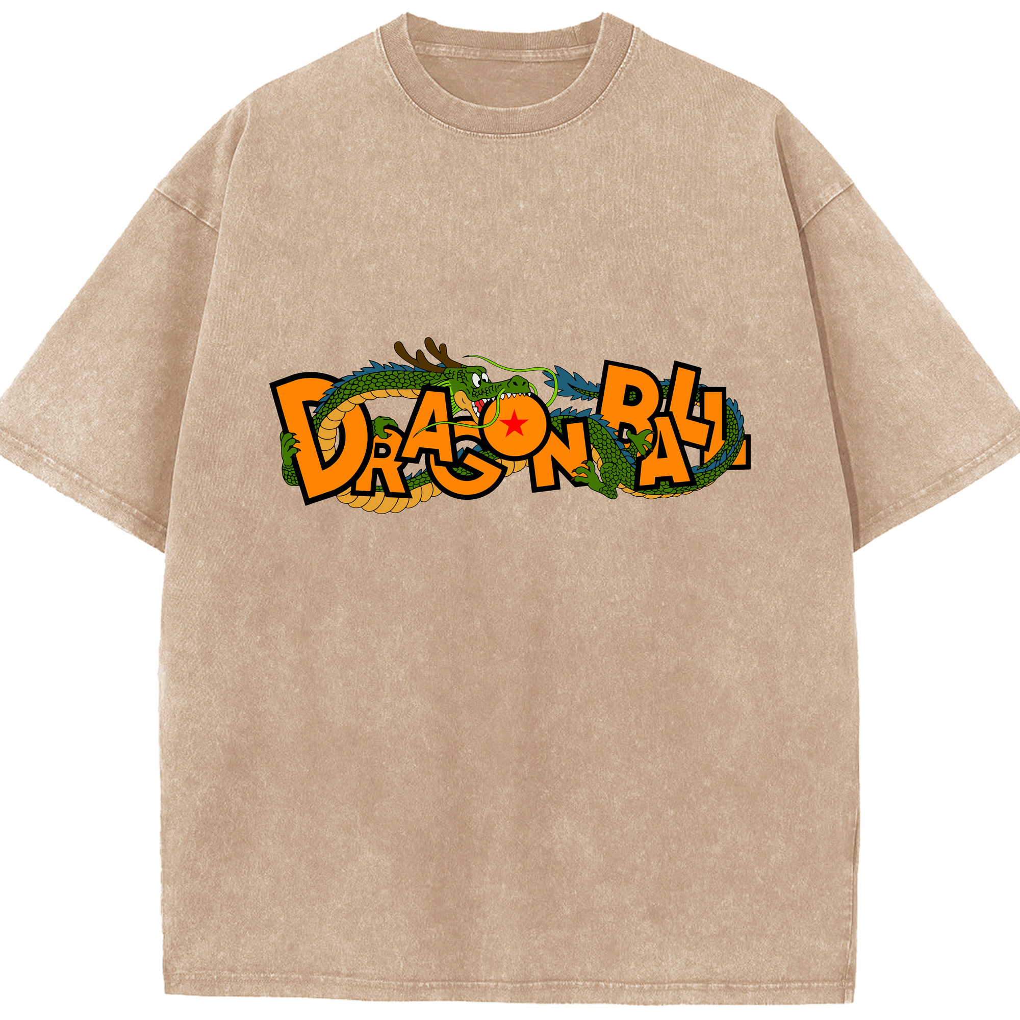 （画像用） ドラゴンボール DRAGON BALL 綿100% ヴィンテージ風 半袖Tシャツ（フロントプリント）