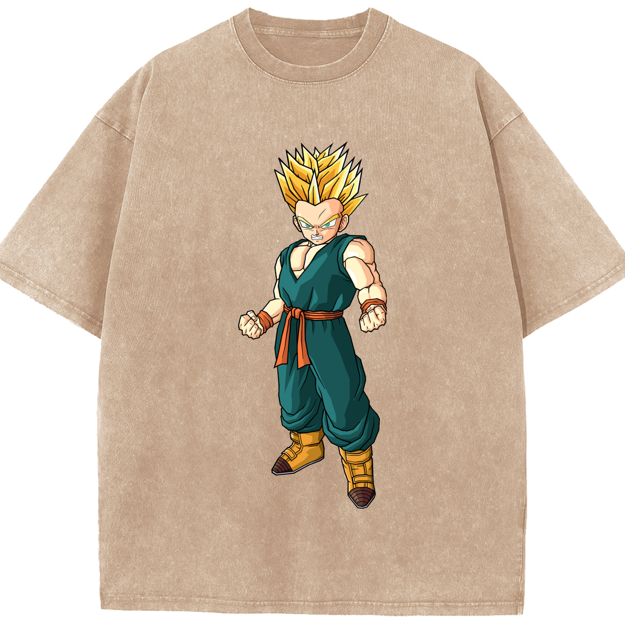 （画像用） ドラゴンボール DRAGON BALL 綿100% ヴィンテージ風 半袖Tシャツ（フロントプリント）