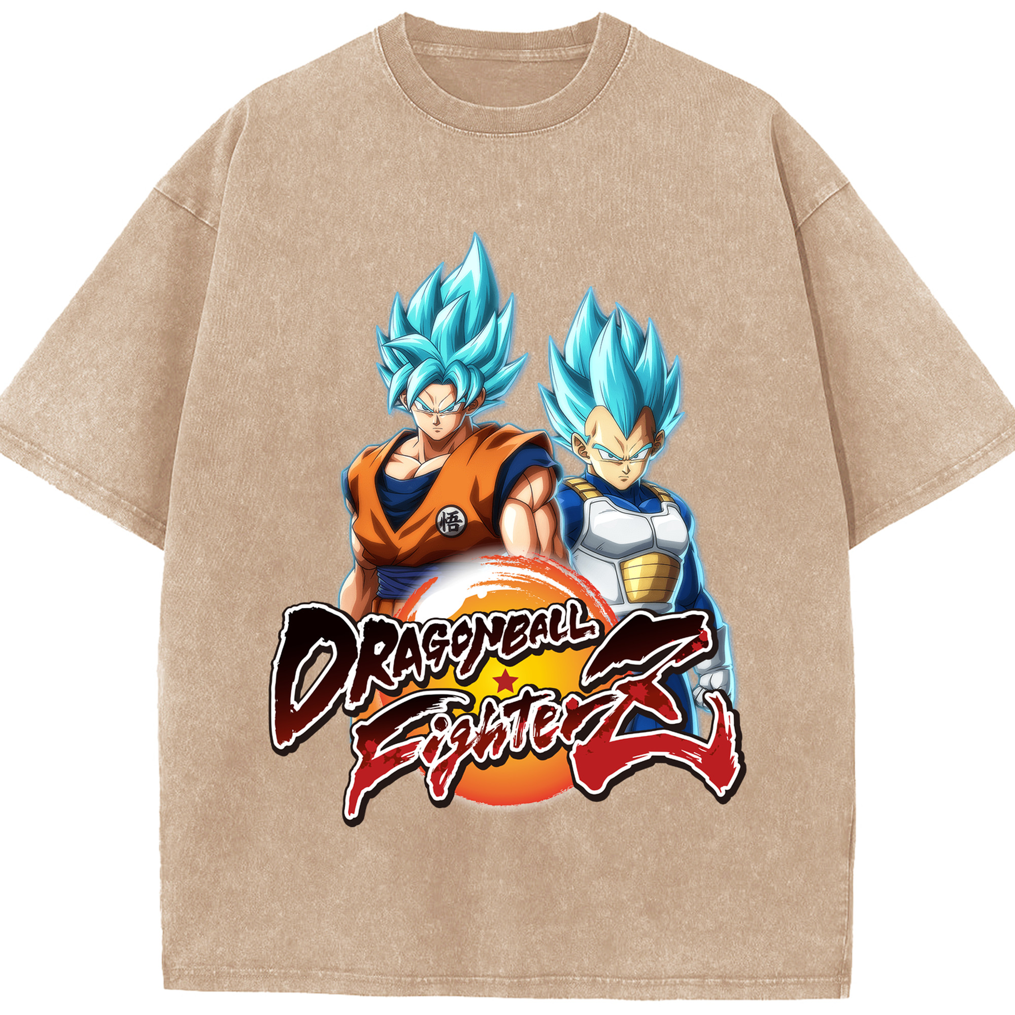 （画像用） ドラゴンボール DRAGON BALL 綿100% ヴィンテージ風 半袖Tシャツ（フロントプリント）