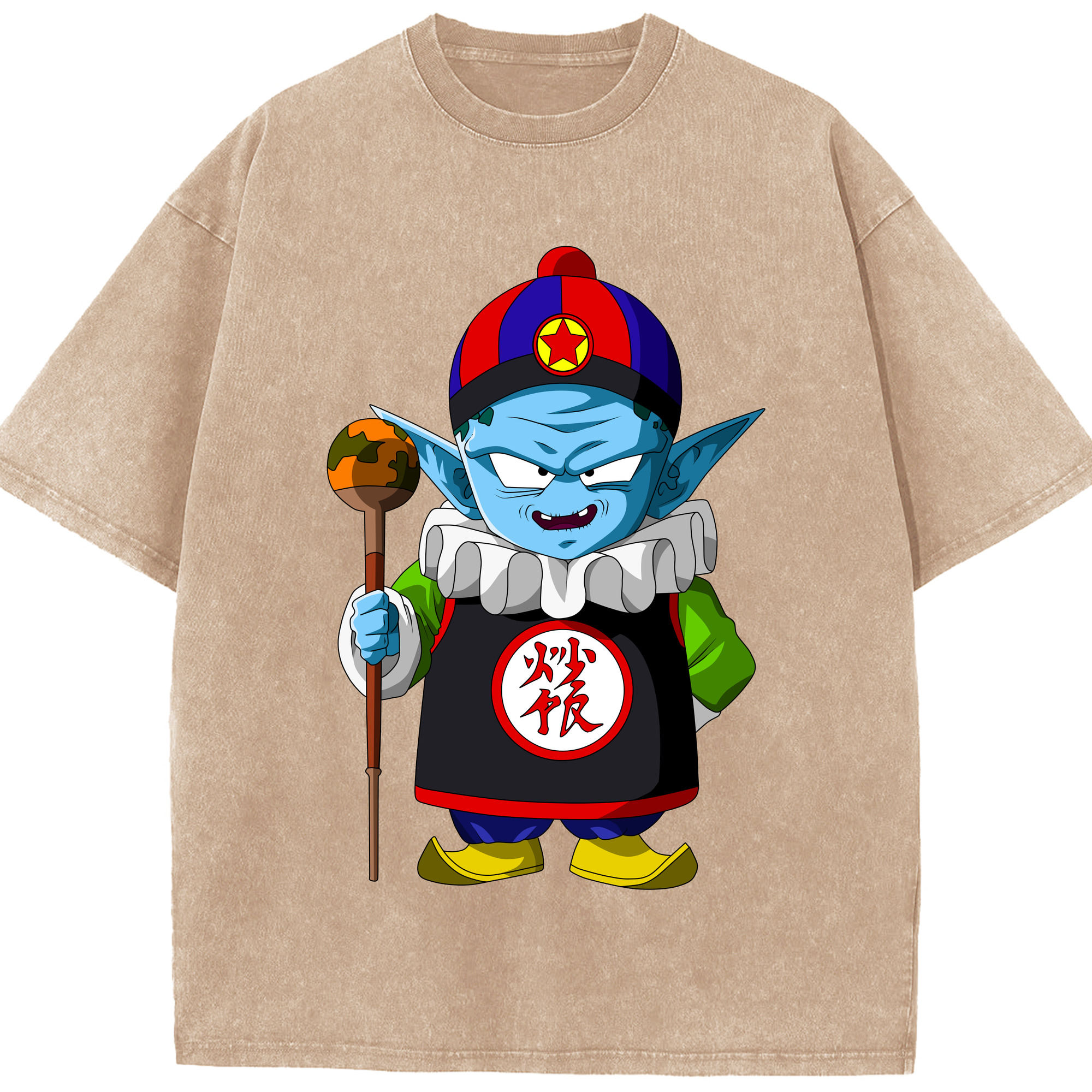 （画像用） ドラゴンボール DRAGON BALL 綿100% ヴィンテージ風 半袖Tシャツ（フロントプリント）