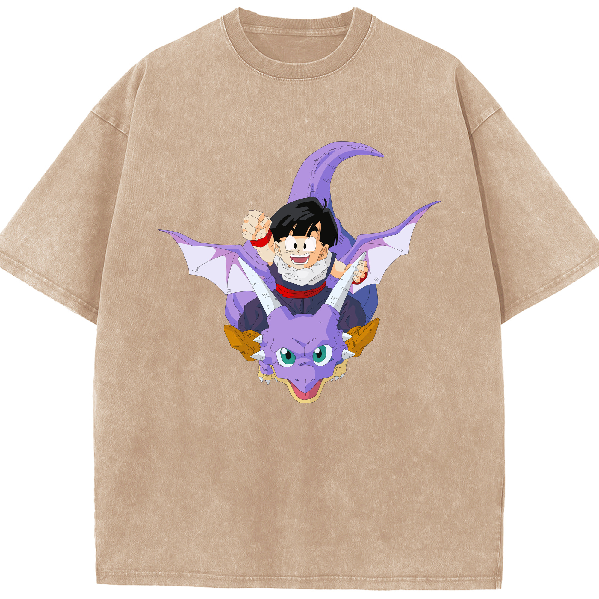（画像用） ドラゴンボール DRAGON BALL 綿100% ヴィンテージ風 半袖Tシャツ（フロントプリント）