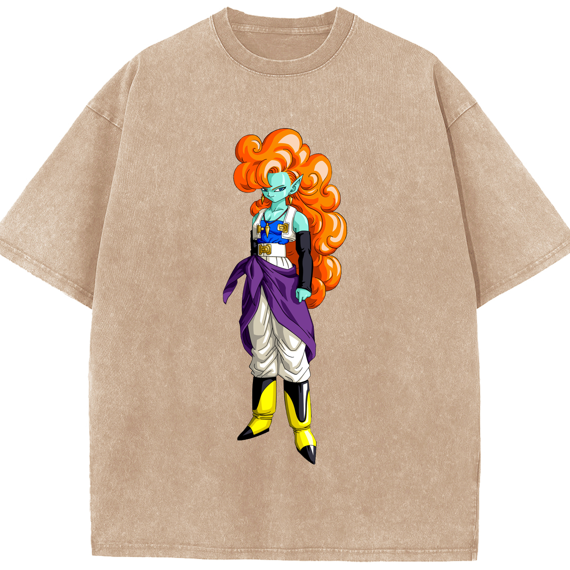 （画像用） ドラゴンボール DRAGON BALL 綿100% ヴィンテージ風 半袖Tシャツ（フロントプリント）