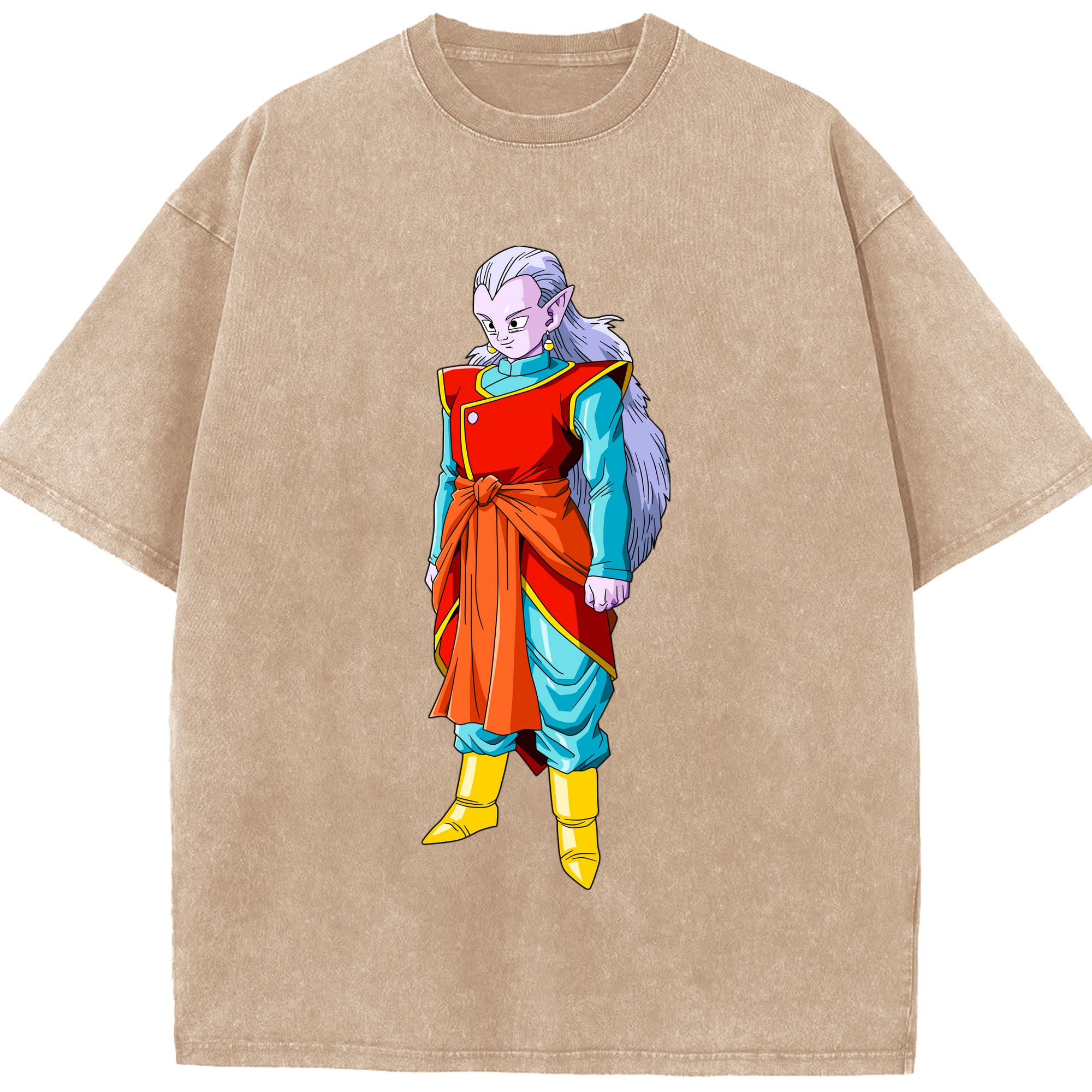 （画像用） ドラゴンボール DRAGON BALL 綿100% ヴィンテージ風 半袖Tシャツ（フロントプリント）