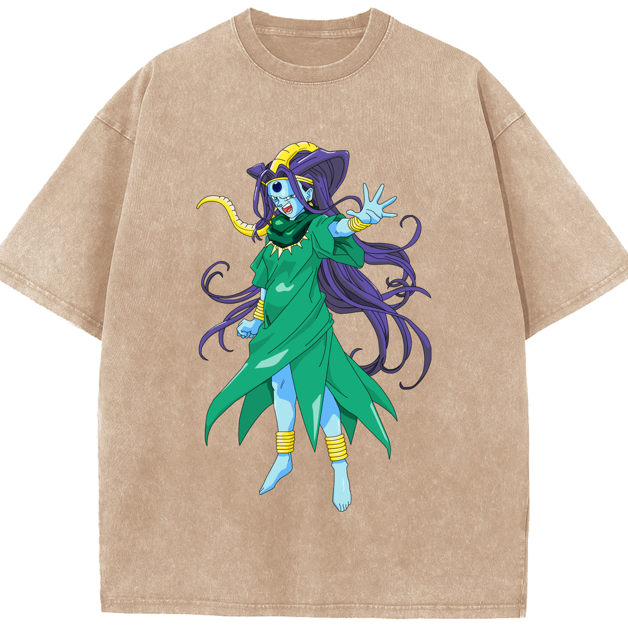 （画像用） ドラゴンボール DRAGON BALL 綿100% ヴィンテージ風 半袖Tシャツ（フロントプリント）