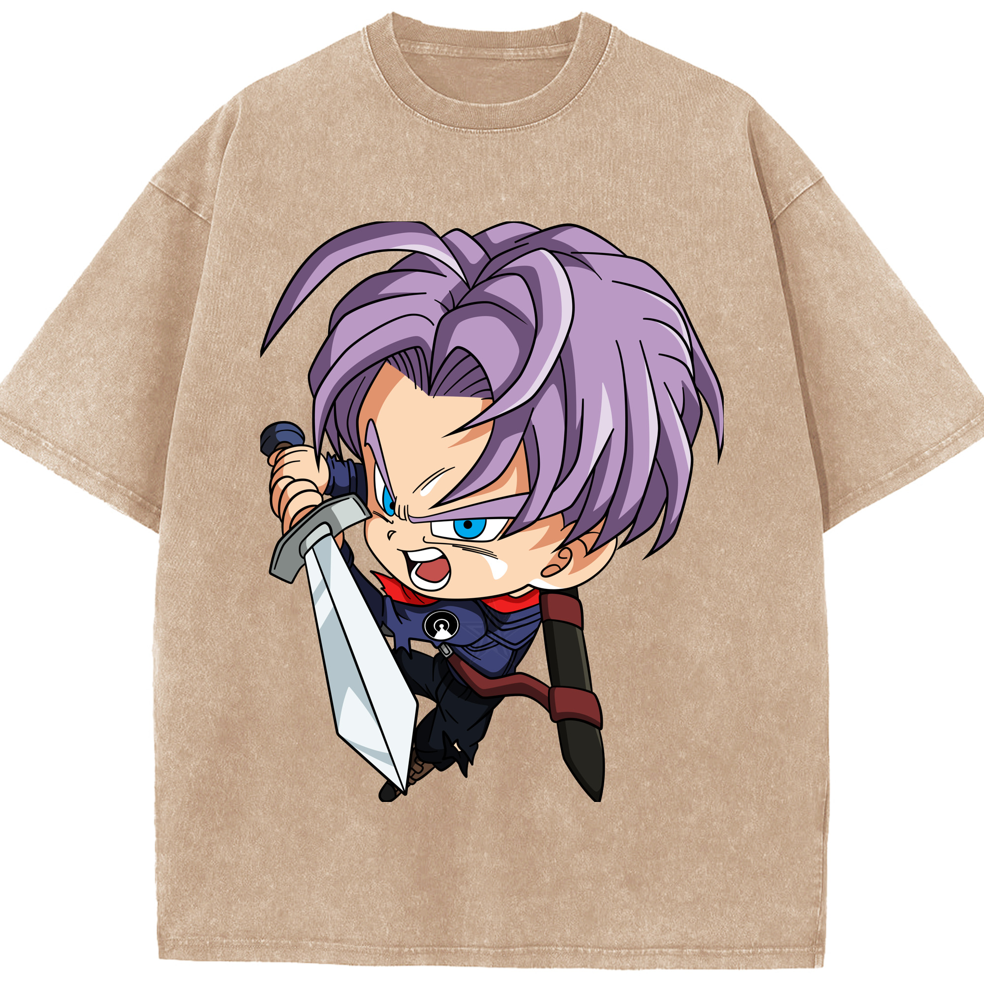 （画像用） ドラゴンボール DRAGON BALL 綿100% ヴィンテージ風 半袖Tシャツ（フロントプリント）
