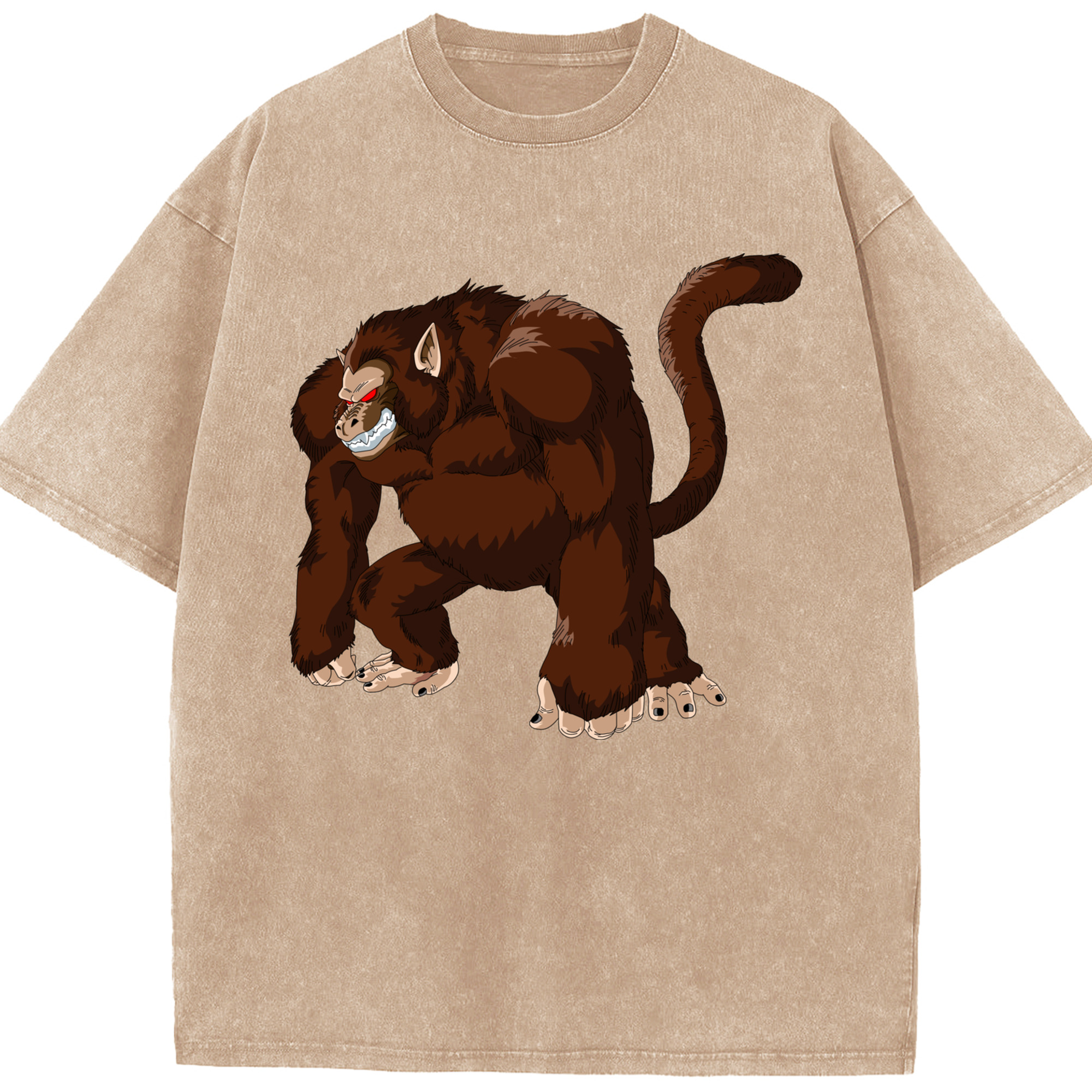 （画像用） ドラゴンボール DRAGON BALL 綿100% ヴィンテージ風 半袖Tシャツ（フロントプリント）
