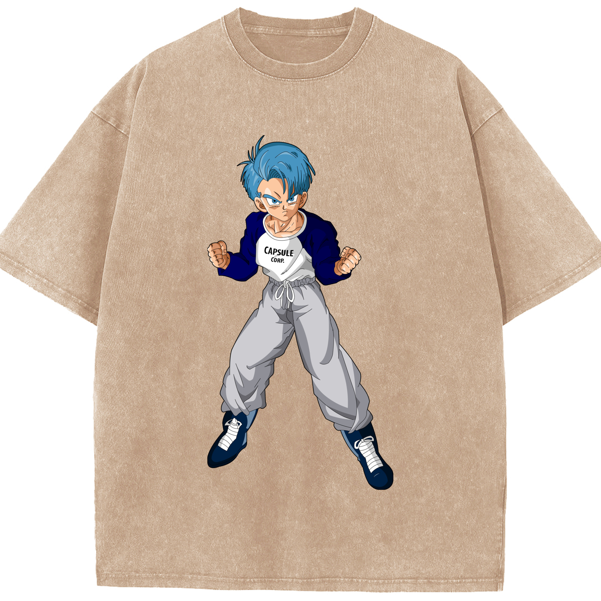 （画像用） ドラゴンボール DRAGON BALL 綿100% ヴィンテージ風 半袖Tシャツ（フロントプリント）