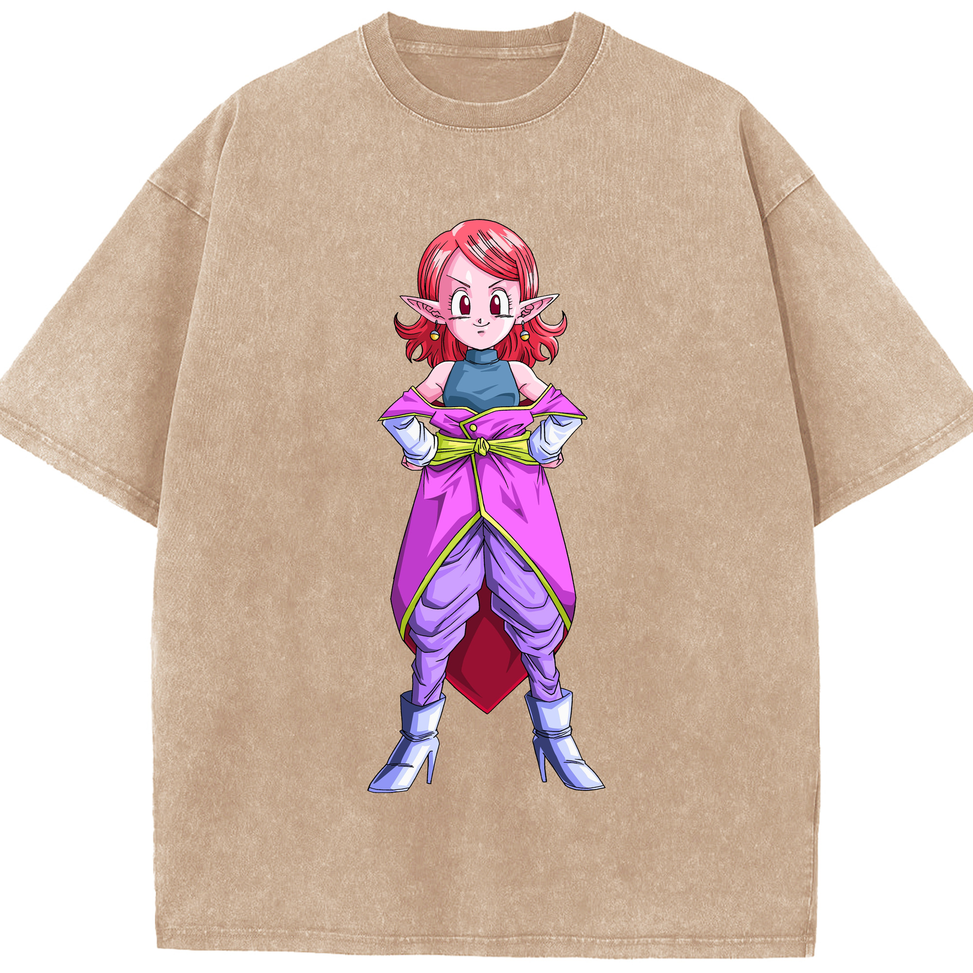 （画像用） ドラゴンボール DRAGON BALL 綿100% ヴィンテージ風 半袖Tシャツ（フロントプリント）