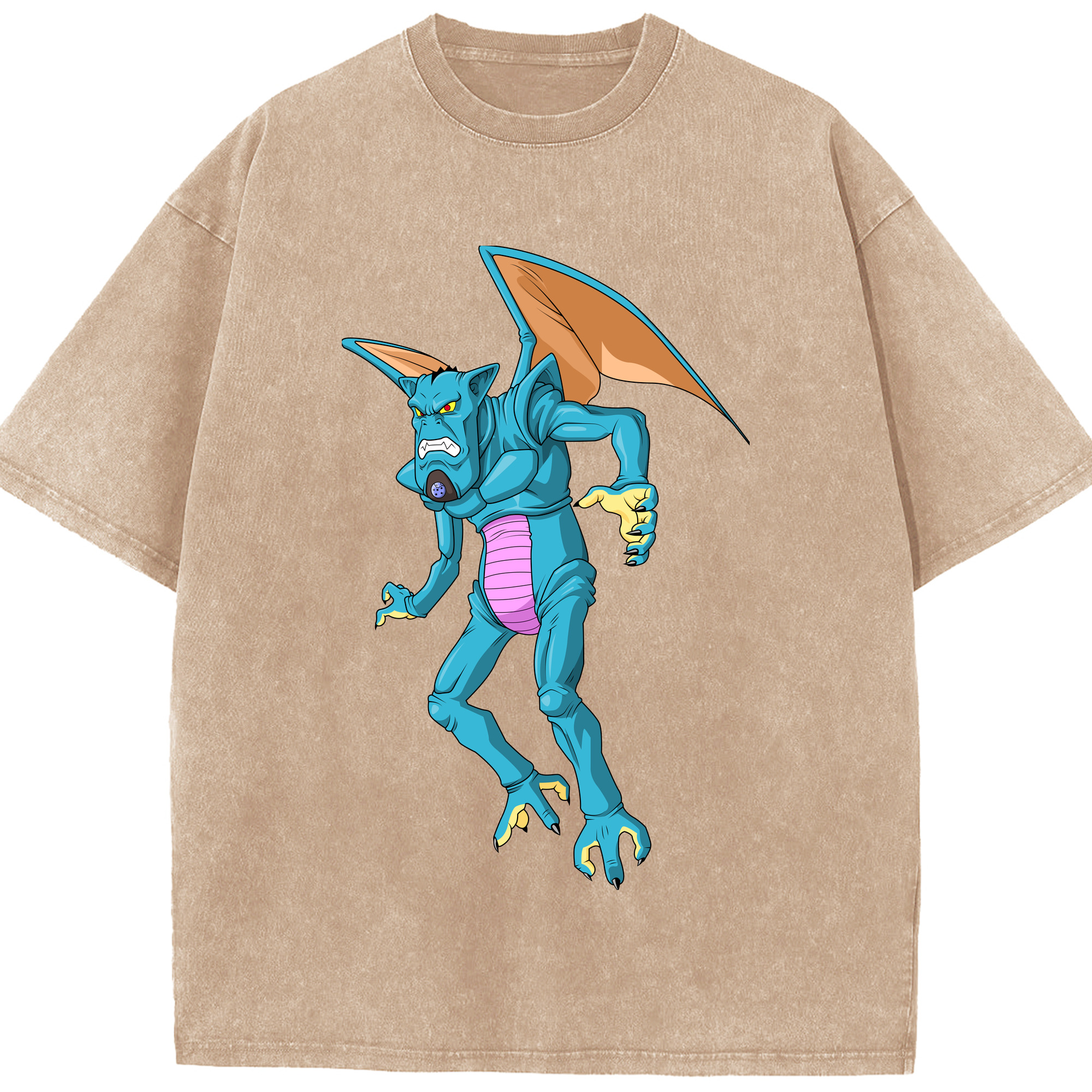 （画像用） ドラゴンボール DRAGON BALL 綿100% ヴィンテージ風 半袖Tシャツ（フロントプリント）
