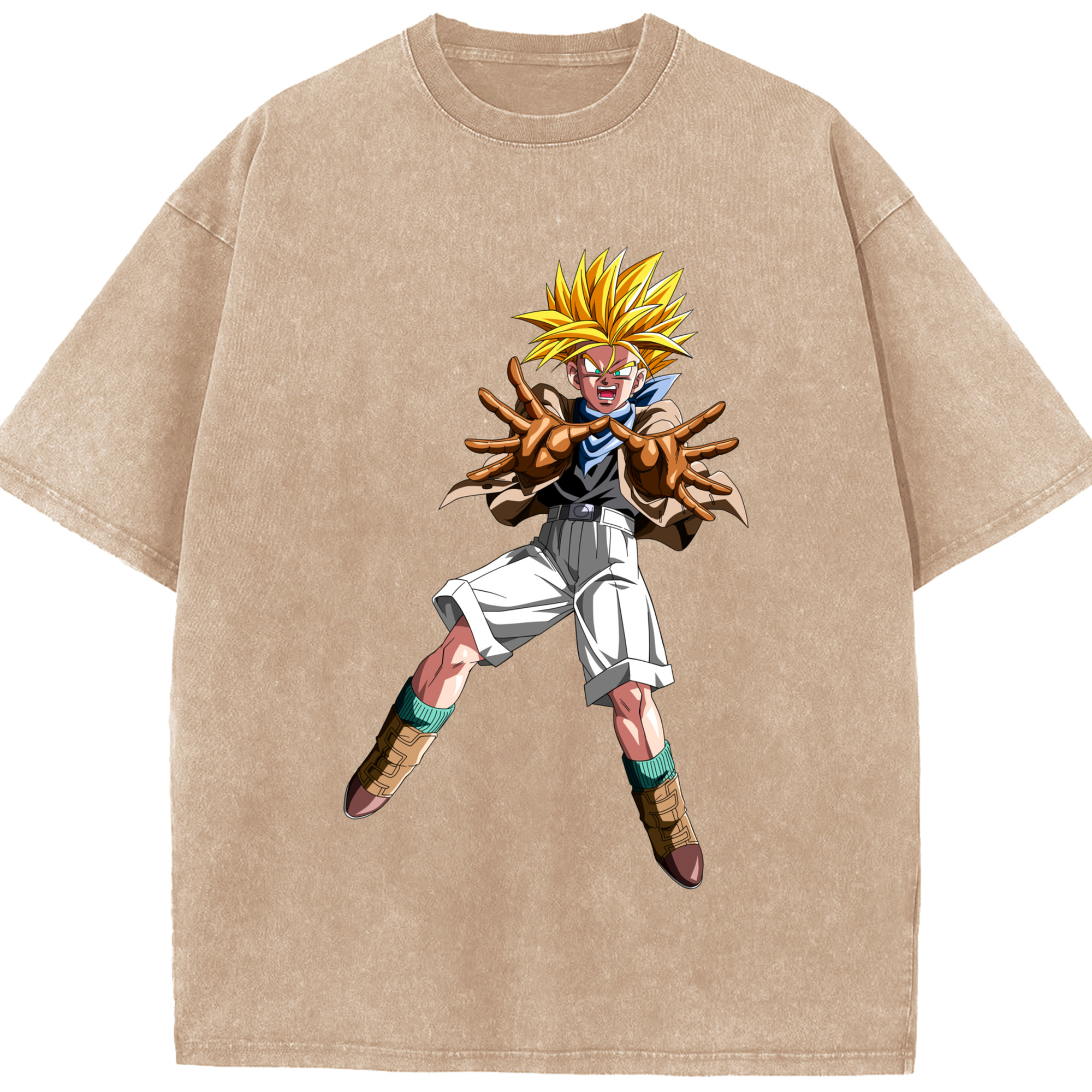 （画像用） ドラゴンボール DRAGON BALL 綿100% ヴィンテージ風 半袖Tシャツ（フロントプリント）
