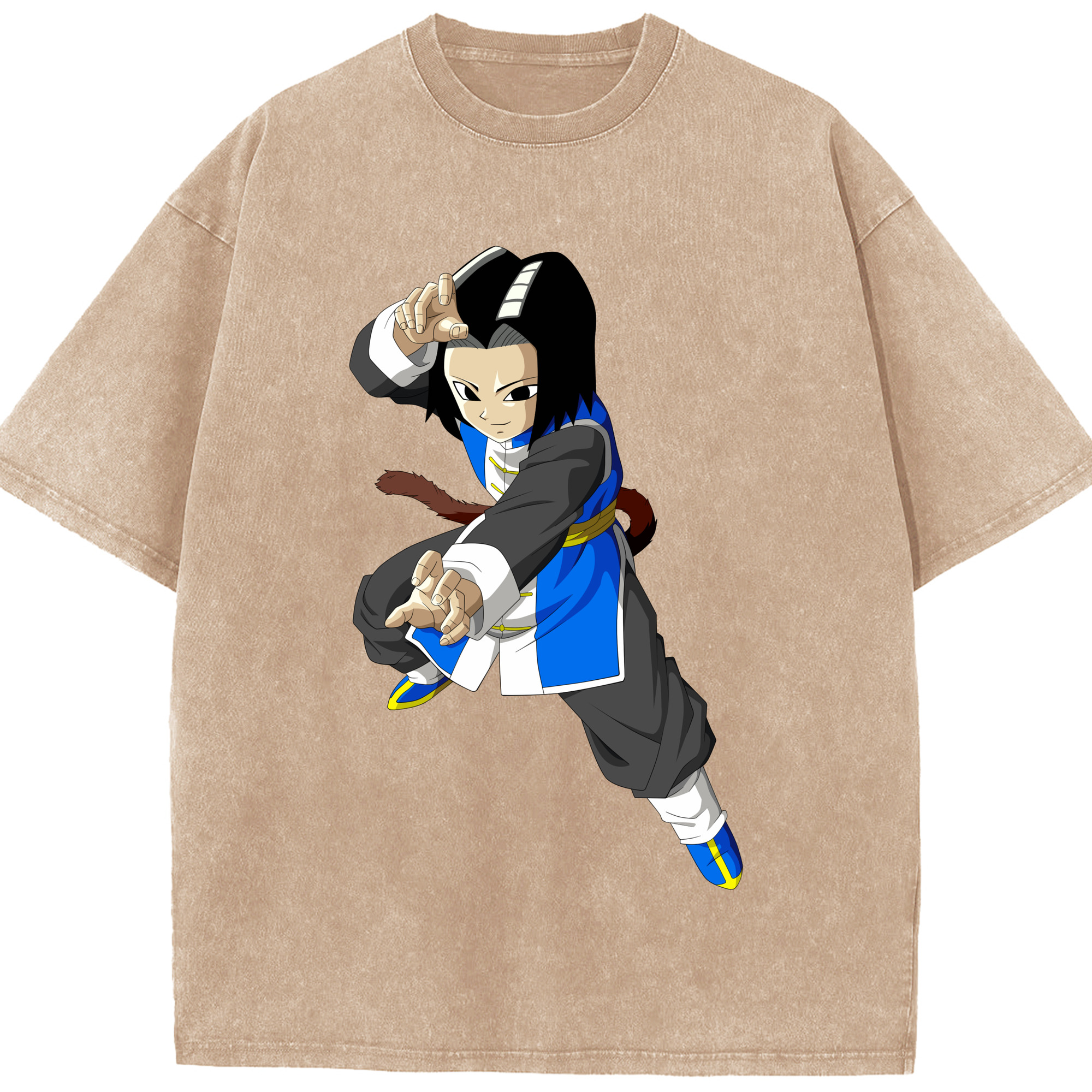 （画像用） ドラゴンボール DRAGON BALL 綿100% ヴィンテージ風 半袖Tシャツ（フロントプリント）