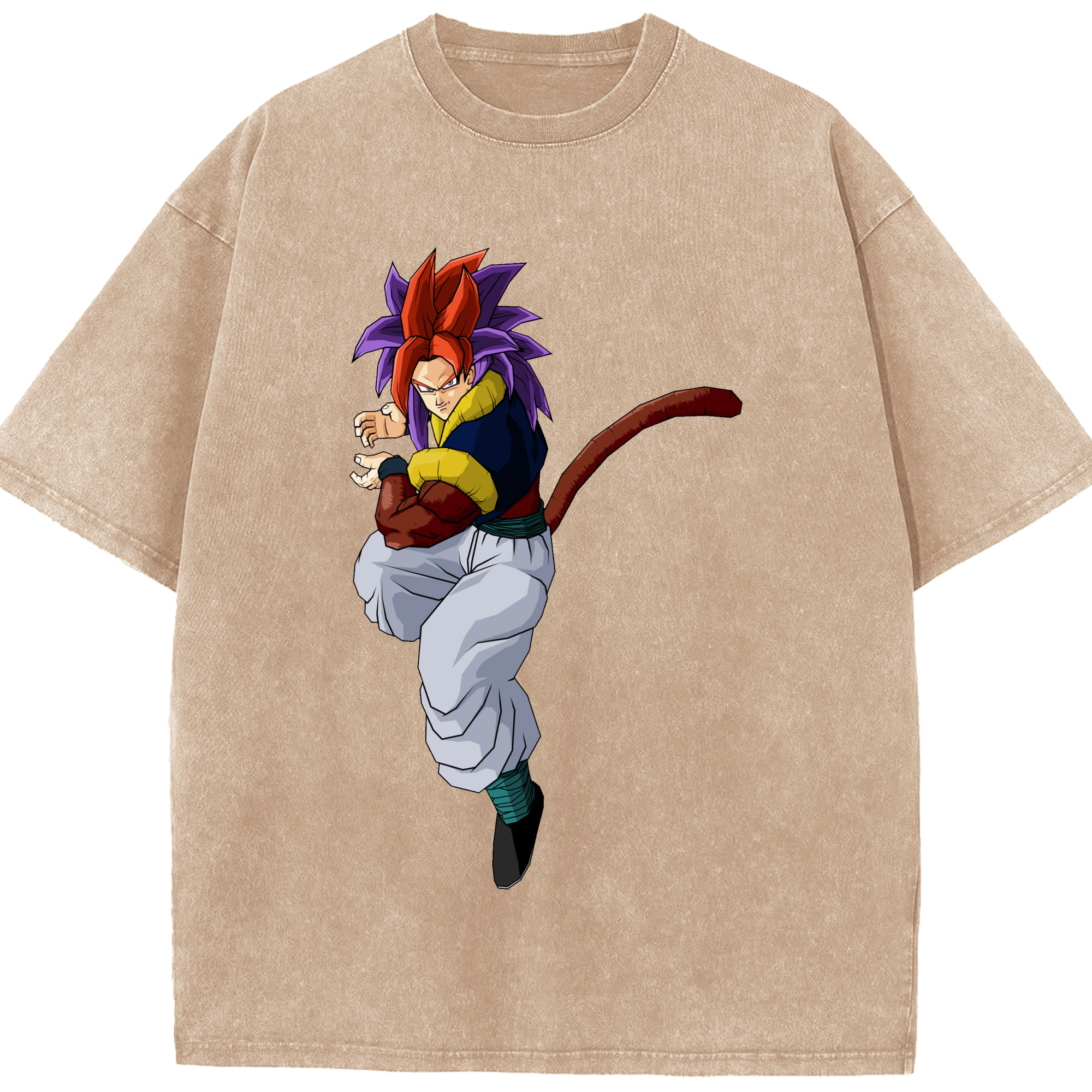 （画像用） ドラゴンボール DRAGON BALL 綿100% ヴィンテージ風 半袖Tシャツ（フロントプリント）