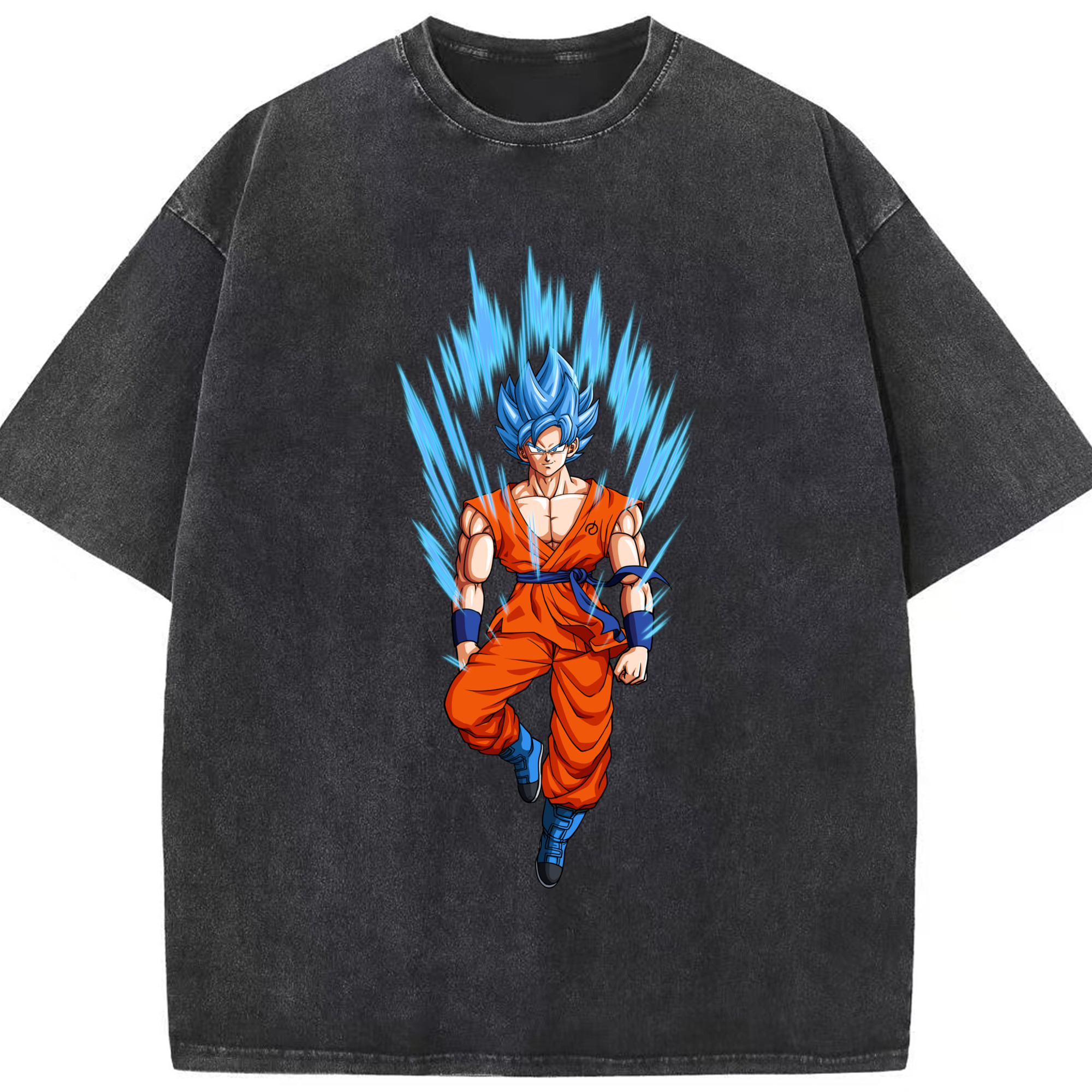 （画像用） ドラゴンボール 孫 悟飯（そんごはん）DRAGON BALL Son Gohan 綿100% ヴィンテージ風 半袖Tシャツ（フロントプリント）