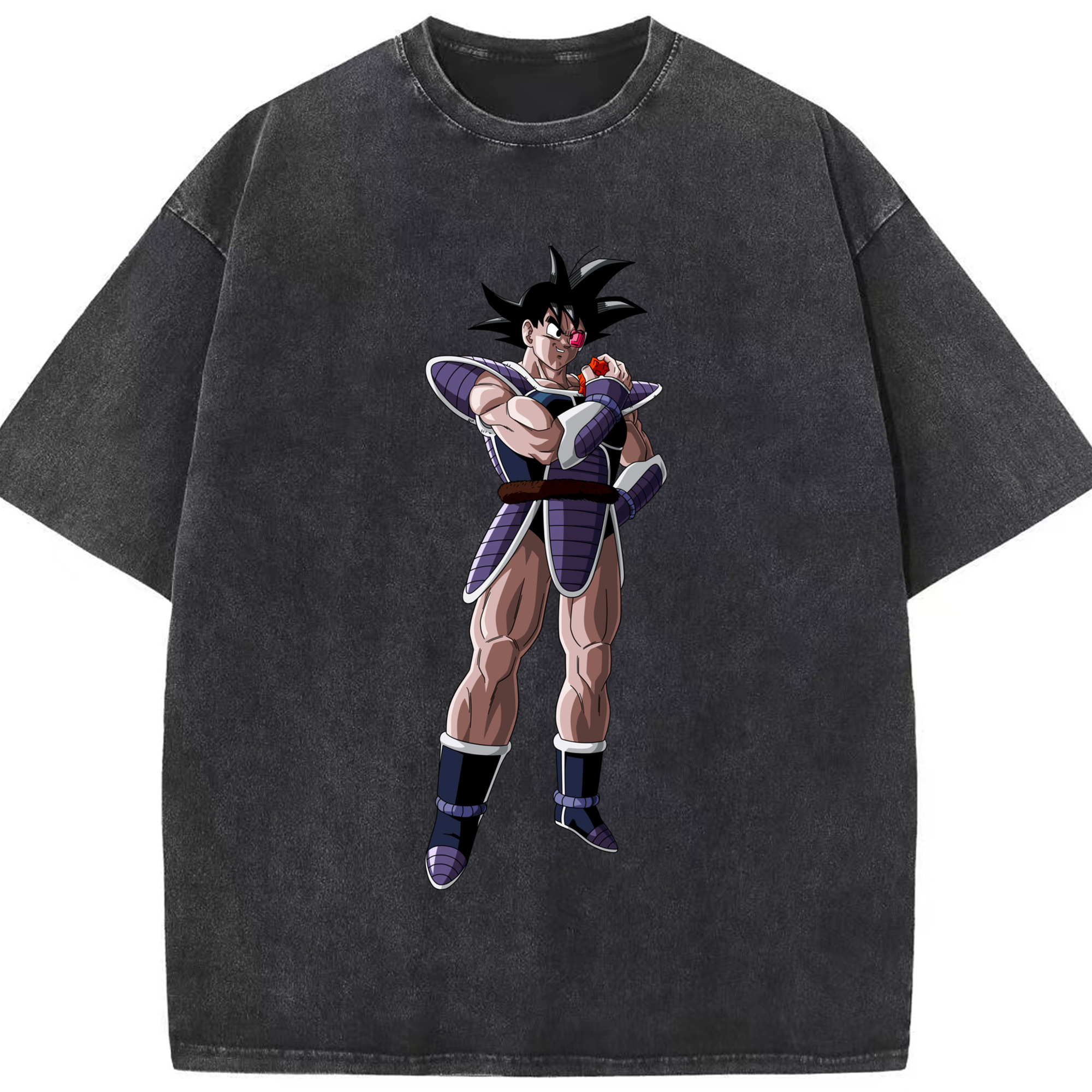 （画像用） ドラゴンボール 孫悟空（そん ごくう）Son Goku カカロット DRAGON BALL Kakarotto 綿100% ヴィンテージ風 半袖Tシャツ（フロントプリント）