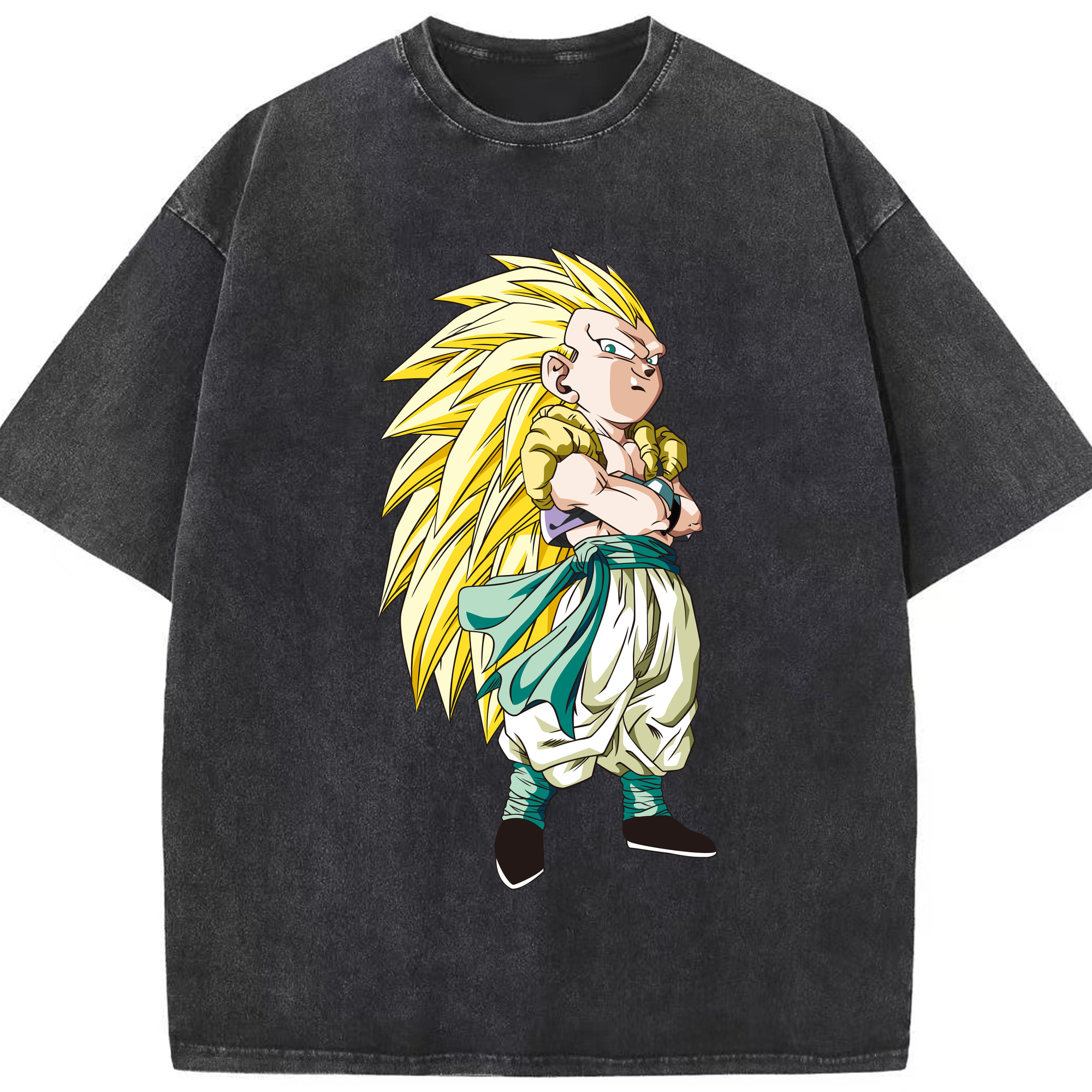 （画像用） ドラゴンボール ベジット DRAGON BALL Vegetto 綿100% ヴィンテージ風 半袖Tシャツ（フロントプリント）
