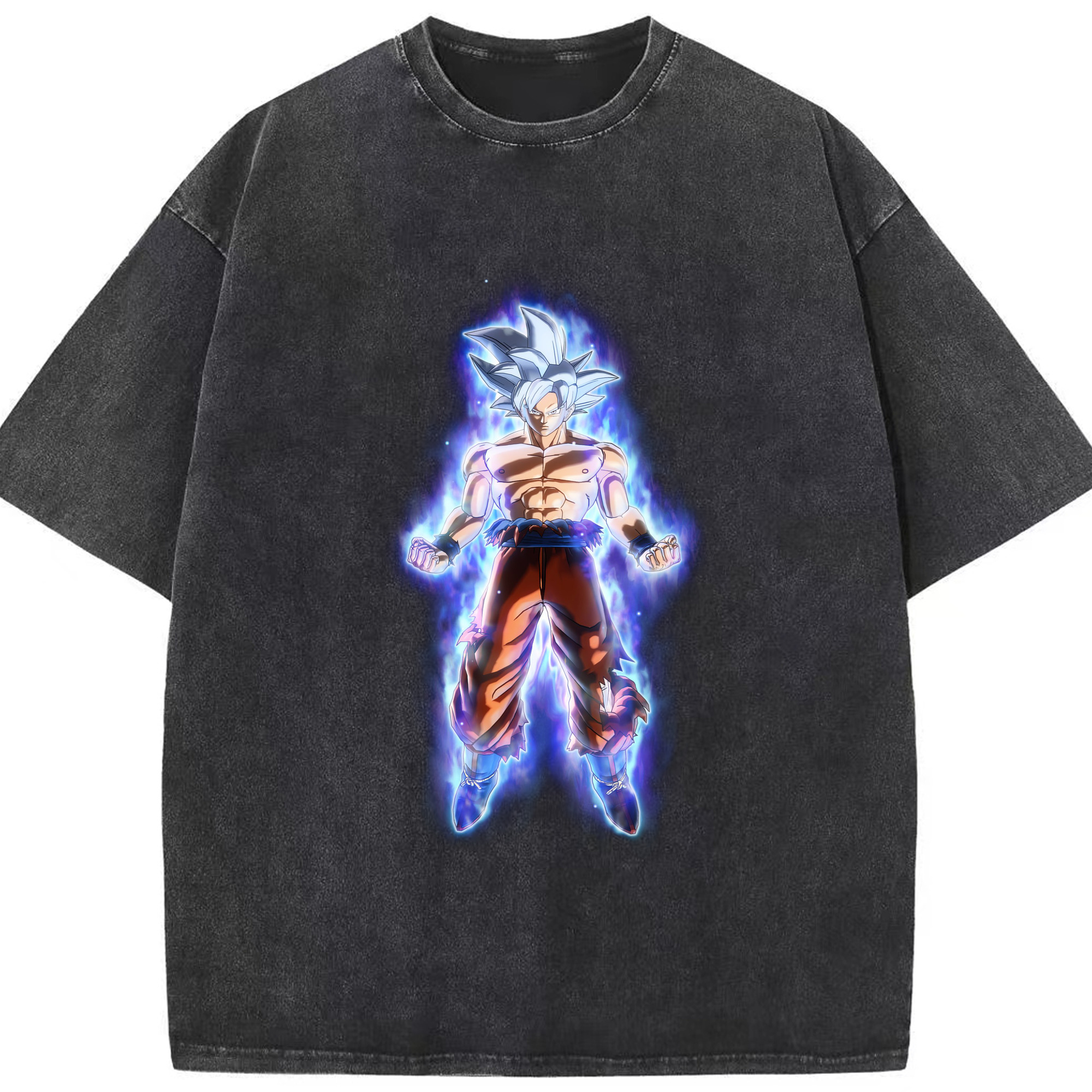 （画像用） ドラゴンボール 孫悟空（そん ごくう）Son Goku カカロット DRAGON BALL Kakarotto 綿100% ヴィンテージ風 半袖Tシャツ（フロントプリント）