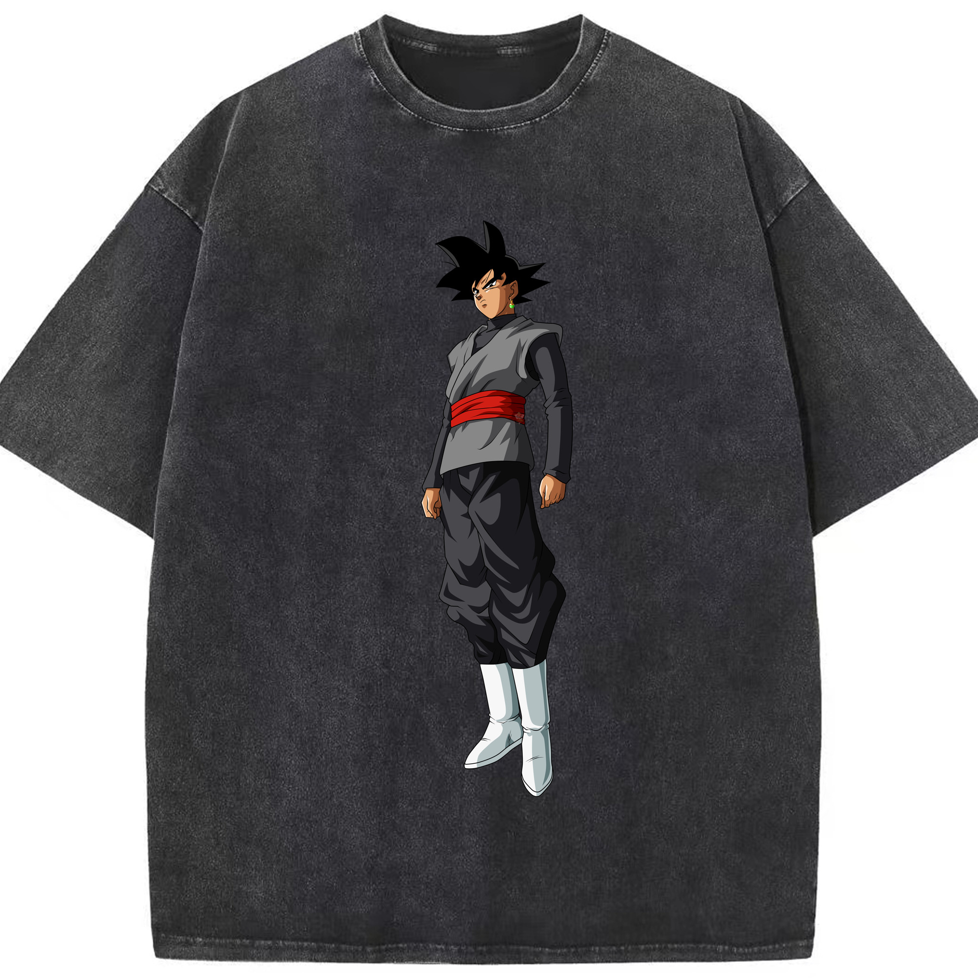 （画像用） ドラゴンボール ベジータ四世（Bejīta Yonsei）DRAGON BALL Vegeta IV 綿100% ヴィンテージ風 半袖Tシャツ（フロントプリント）