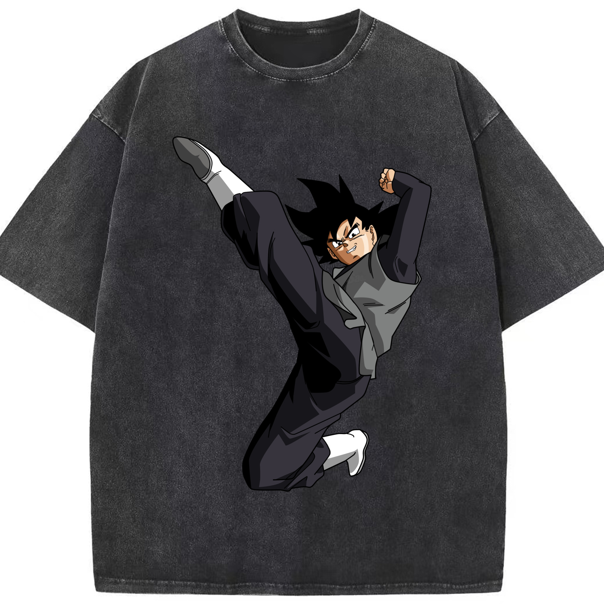 （画像用） ドラゴンボール ベジータ四世（Bejīta Yonsei）DRAGON BALL Vegeta IV 綿100% ヴィンテージ風 半袖Tシャツ（フロントプリント）