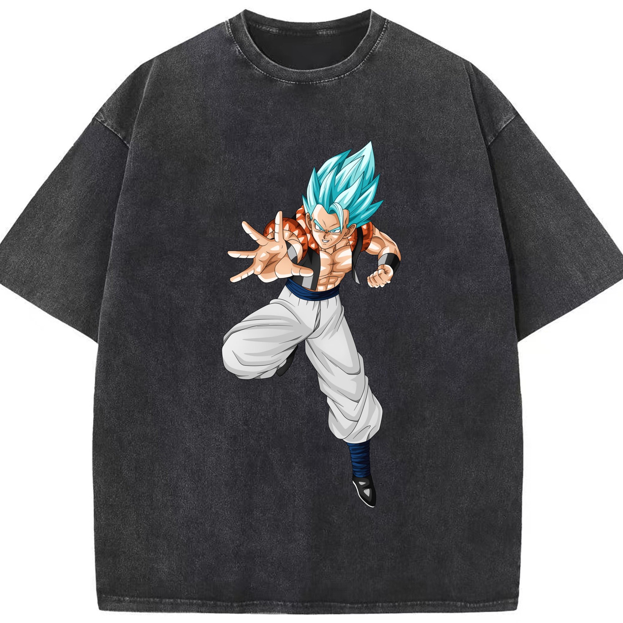（画像用） ドラゴンボール ベジータ四世（Bejīta Yonsei）DRAGON BALL Vegeta IV 綿100% ヴィンテージ風 半袖Tシャツ（フロントプリント）